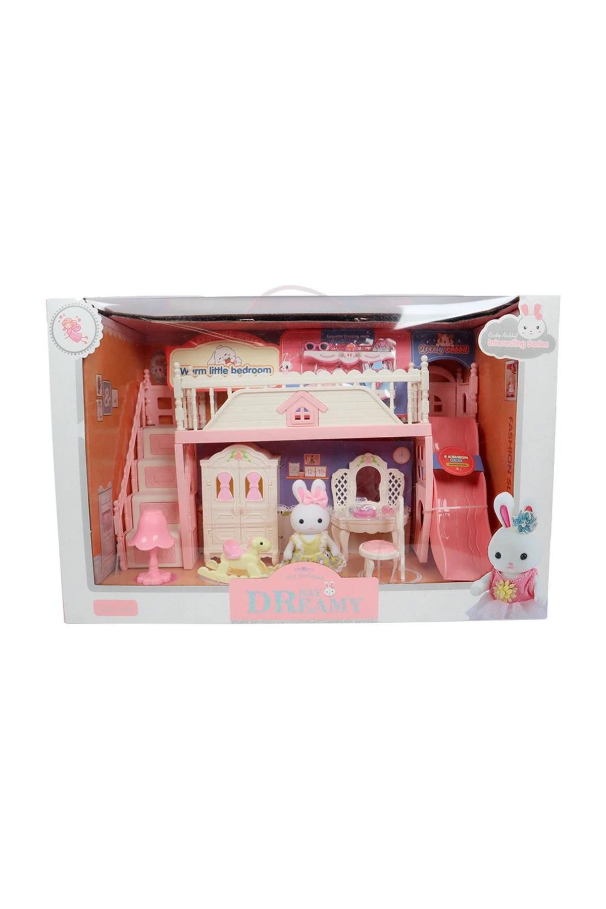 Bay Dreamy Mini Tavşan Kaydıraklı Oda Seti 6680-Karakter Figürleri