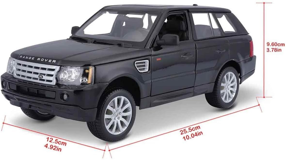 Bburago Range Rover Sport Siyah 1:18 Model Araba-Maket Araçlar