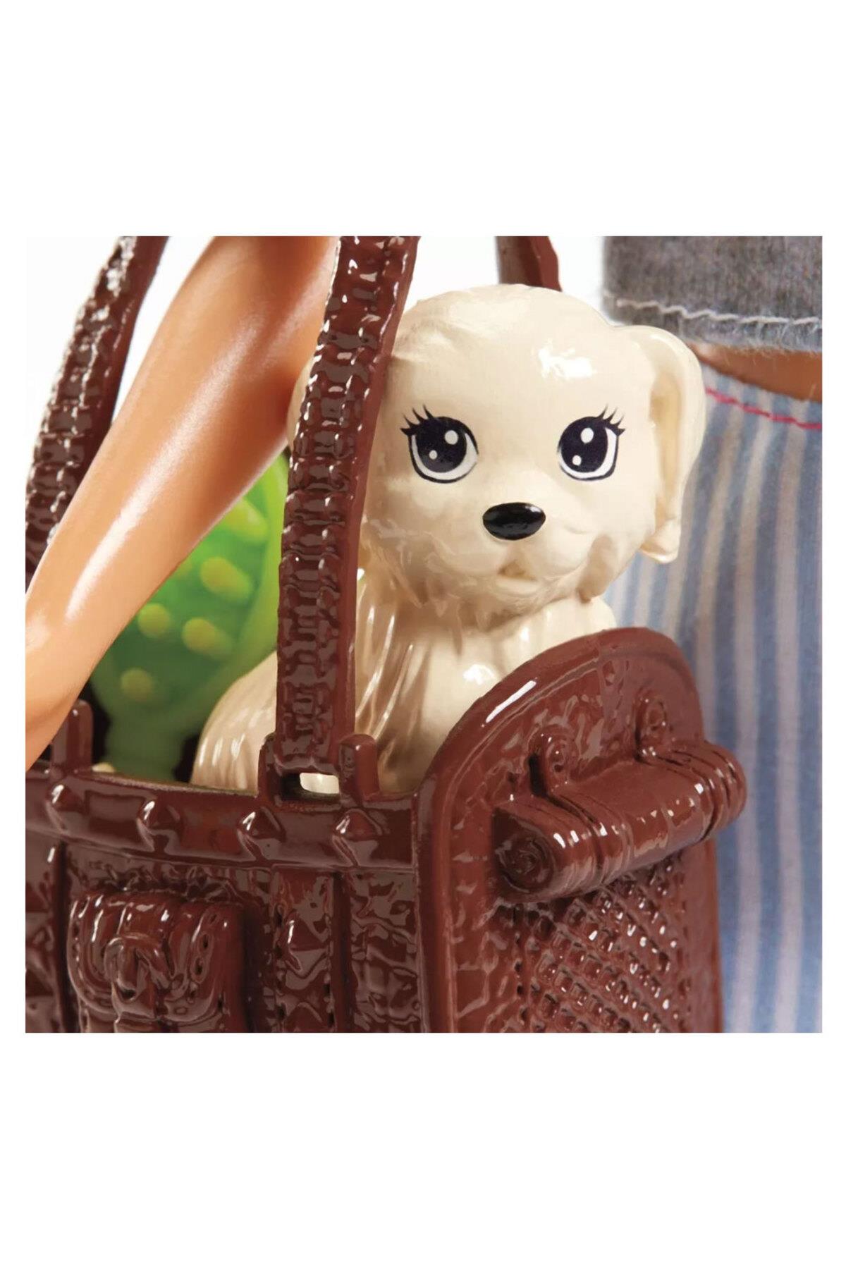 Bebekler ve Evcil Hayvanlar, Yavru Köpek, Tavşan ve Temaya Uygun 7 Parçayla FPR48-Oyuncak Bebekler