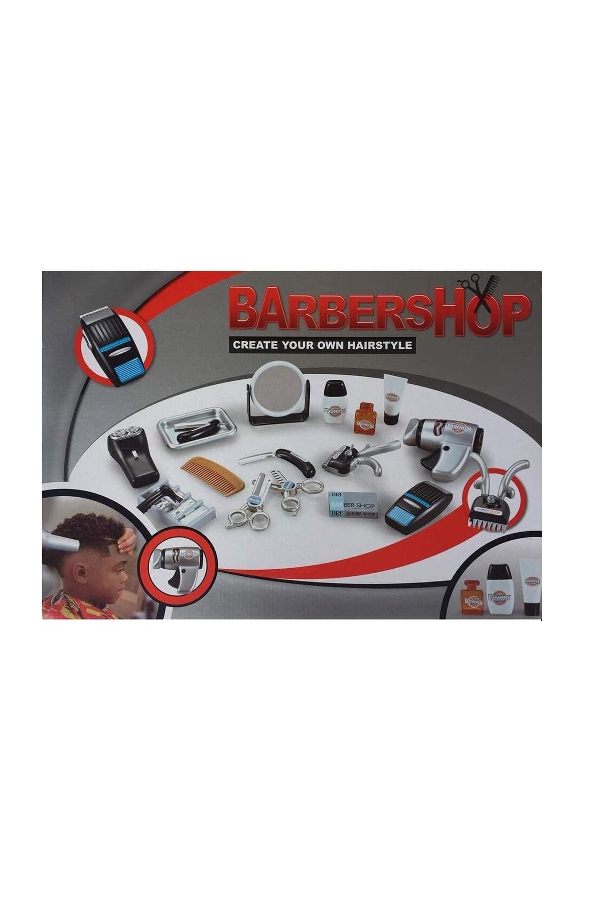 Berber Seti Oyuncak Kuaför Simülasyonu-Erkek Rol Oyuncakları