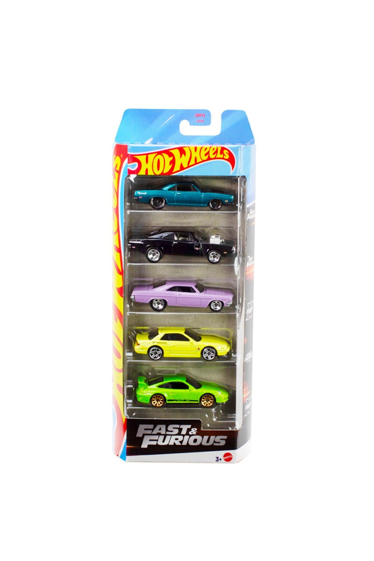 Beşli Araba Seti Fast & Furious JBJ80-Oyuncak Arabalar ve Kamyonlar