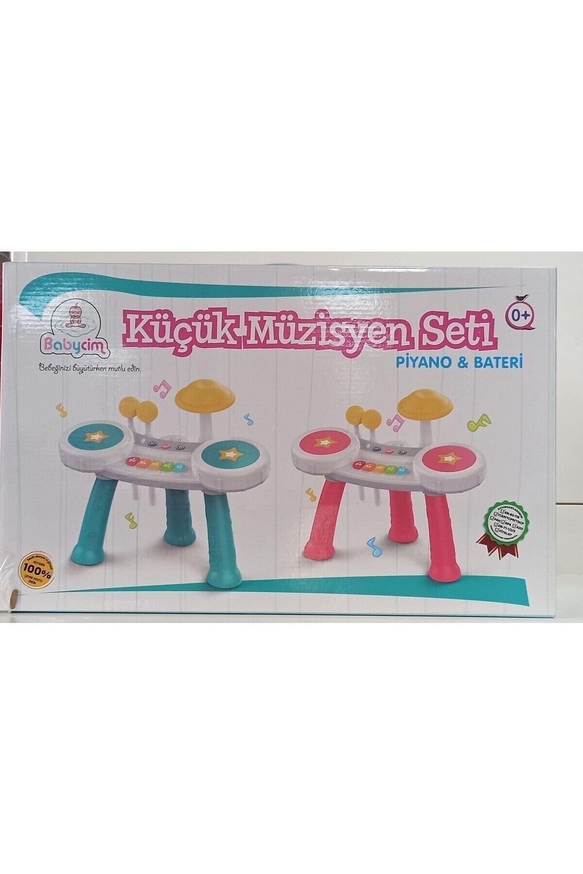 Birlik babycim küçük müzisyen piyano ve bateri set-Müzik Aletleri