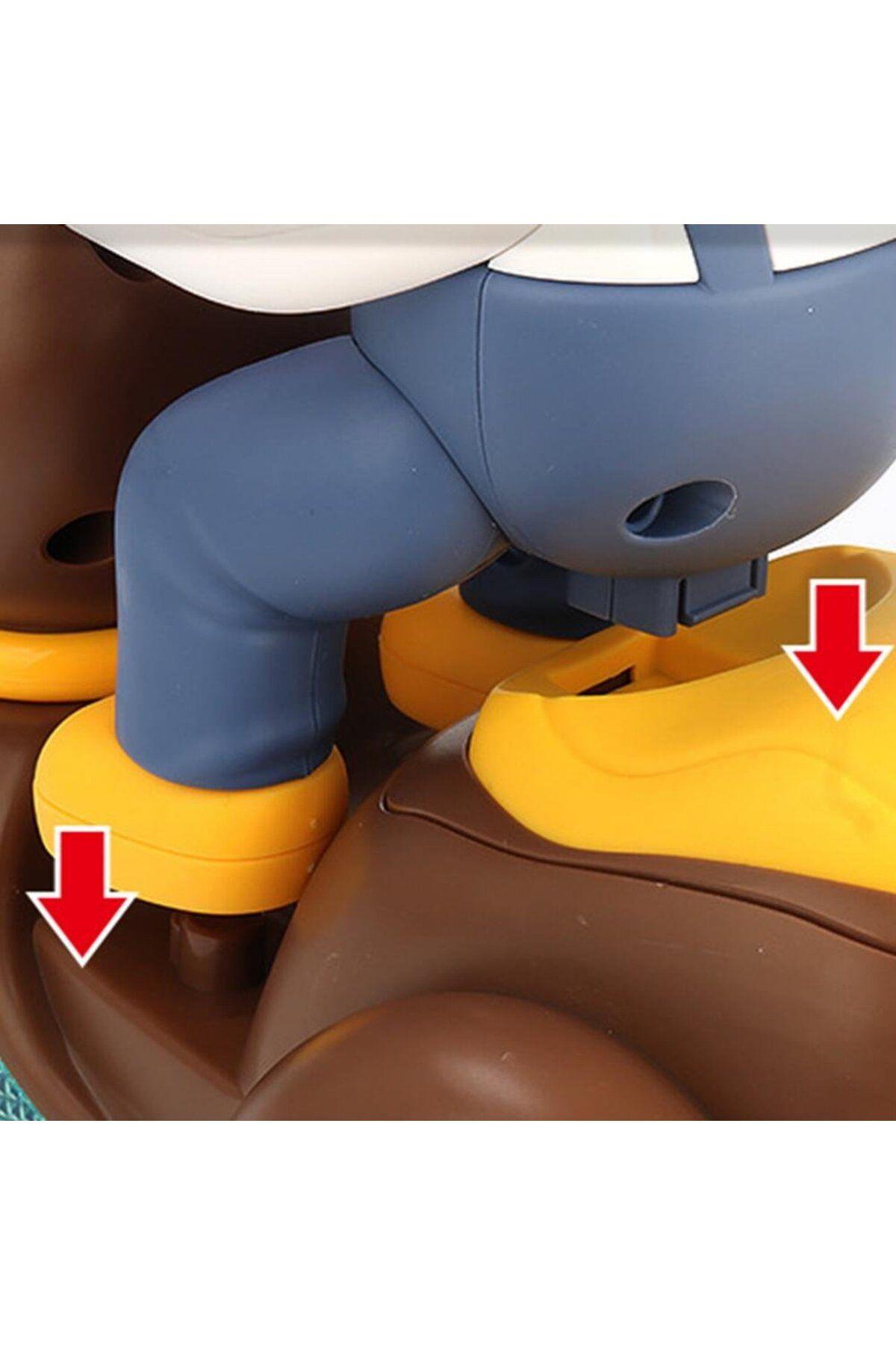 Bisiklete Binen Işıklı Sesli Etrafında Dönebilen Adam-Çeşitli Figürler