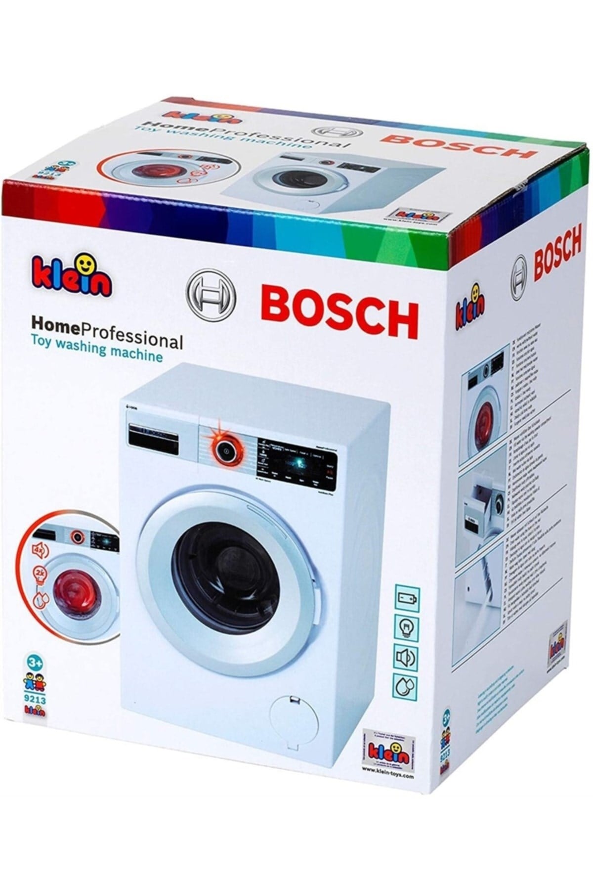 Bosch Oyuncak Sesli Işıklı Çamaşır Makinesi-Eğitici Oyuncak