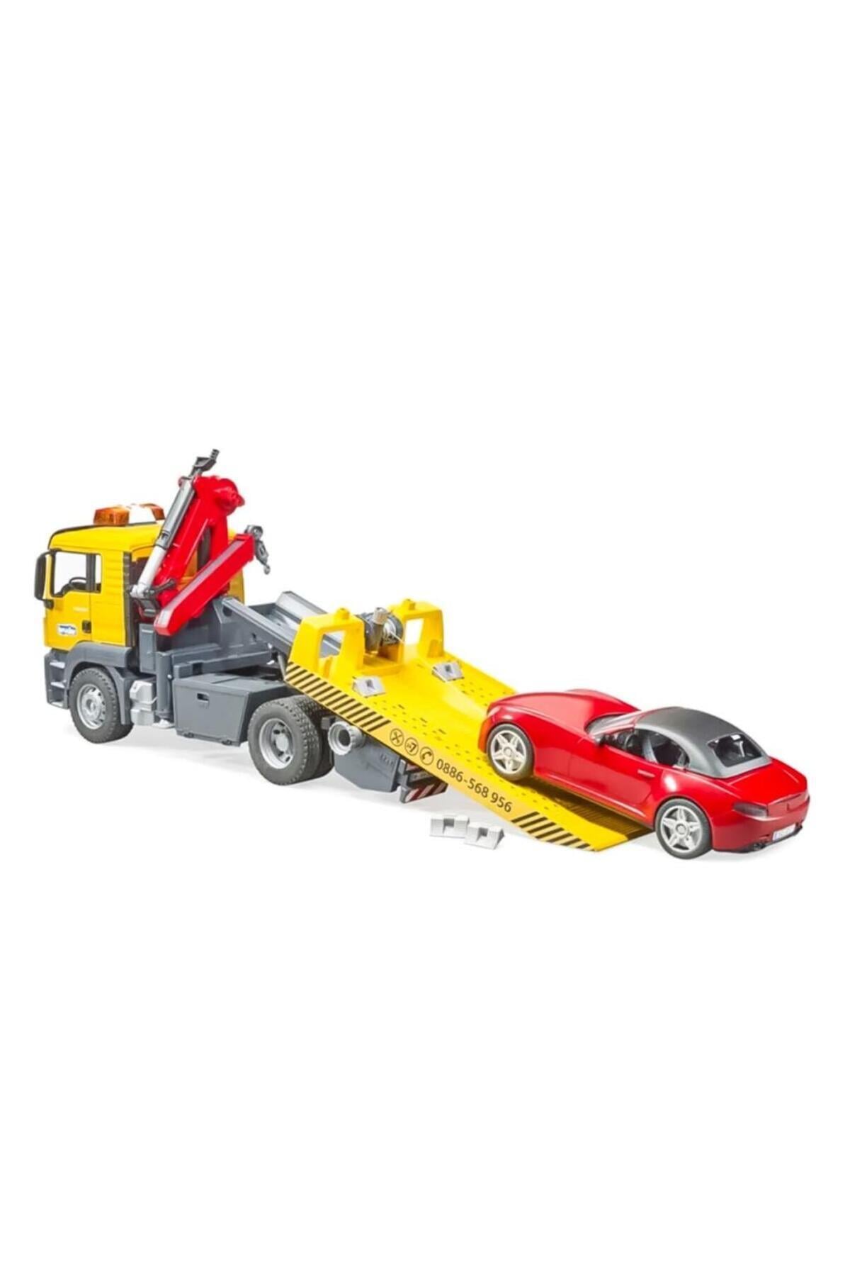 BR03552 Scania 560R Çekici ve Roadster Araba - Bruder-Oyuncak Arabalar ve Kamyonlar