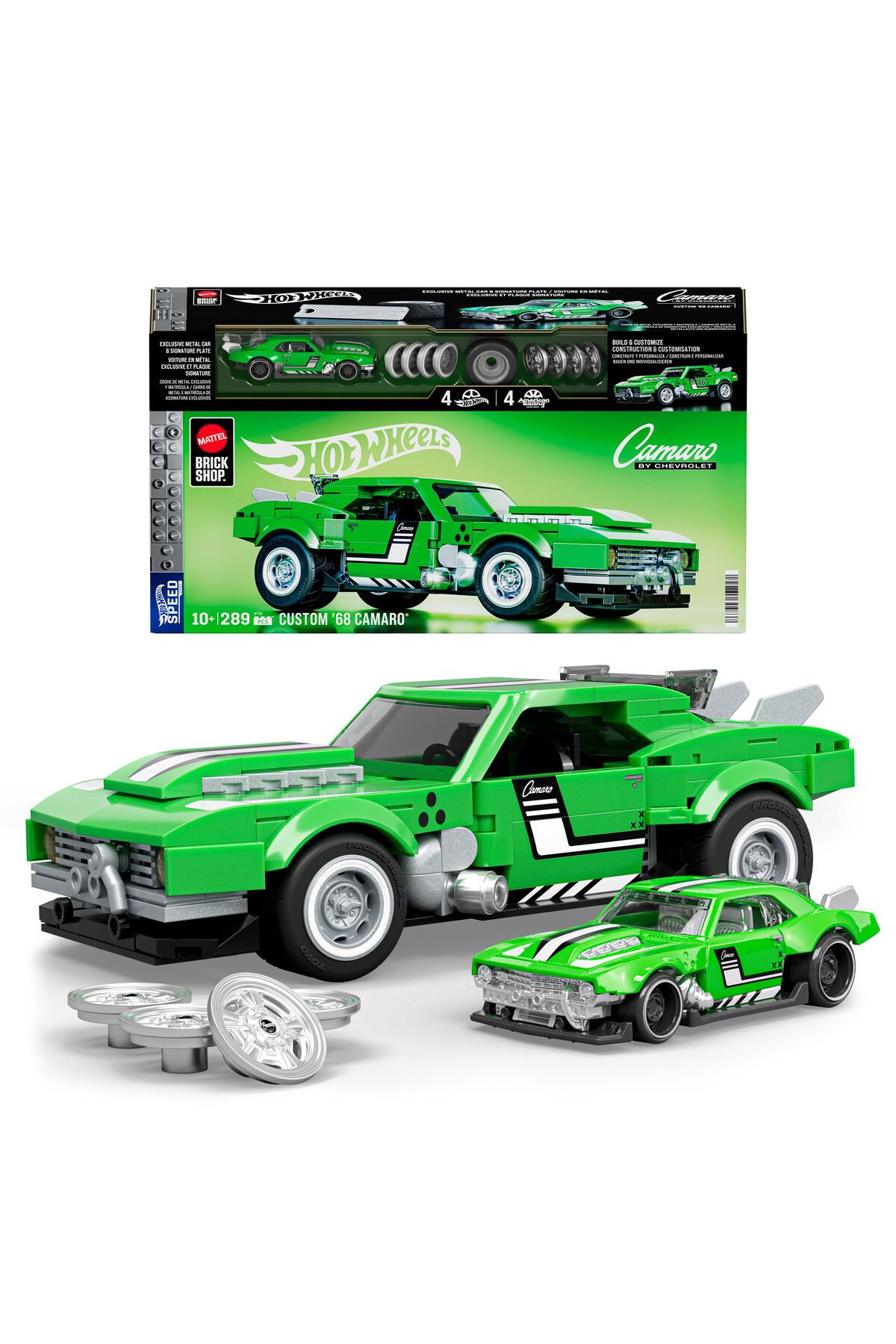 Brick Shop™ Hot Wheels® Speed Serisi - Custom '68 Camaro® 289 Parça, koleksiyoncular için JFT16-Araba Garaj ve Setleri