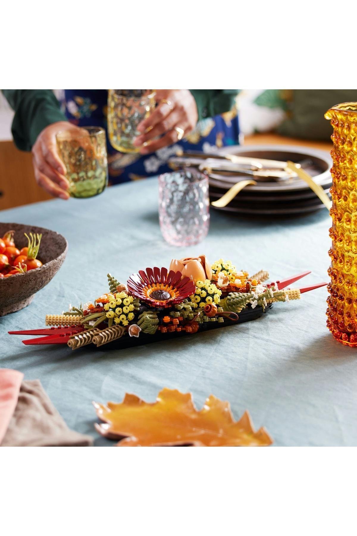 brkx ICONS Kuru Çiçek Aranjmanı 10314 - Yetişkinler İçin Koleksiyonluk Yapım Seti (812 Parça-Lego