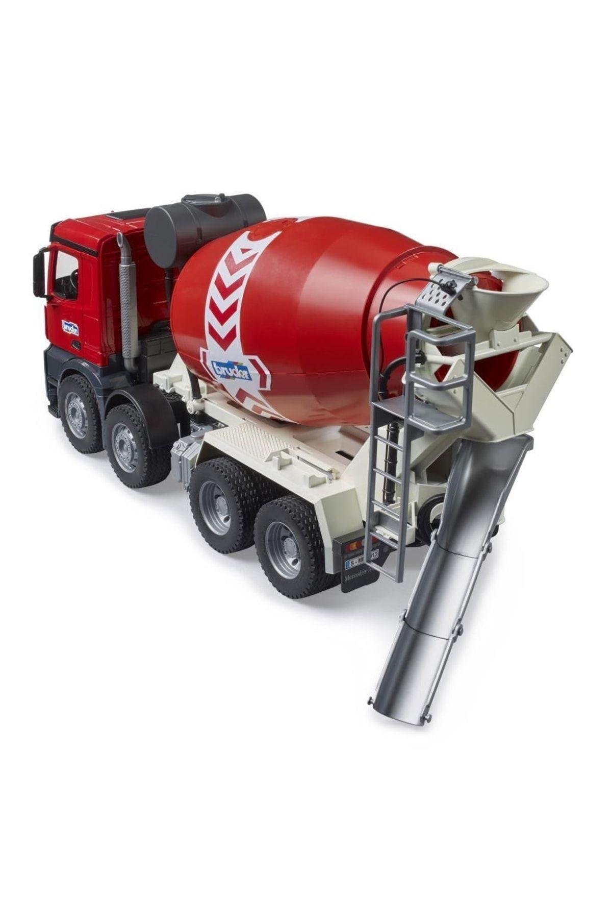 Bruder BR03655 Mercedes Benz Arocs Beton Mikser +4 yaş-Maket Araçlar