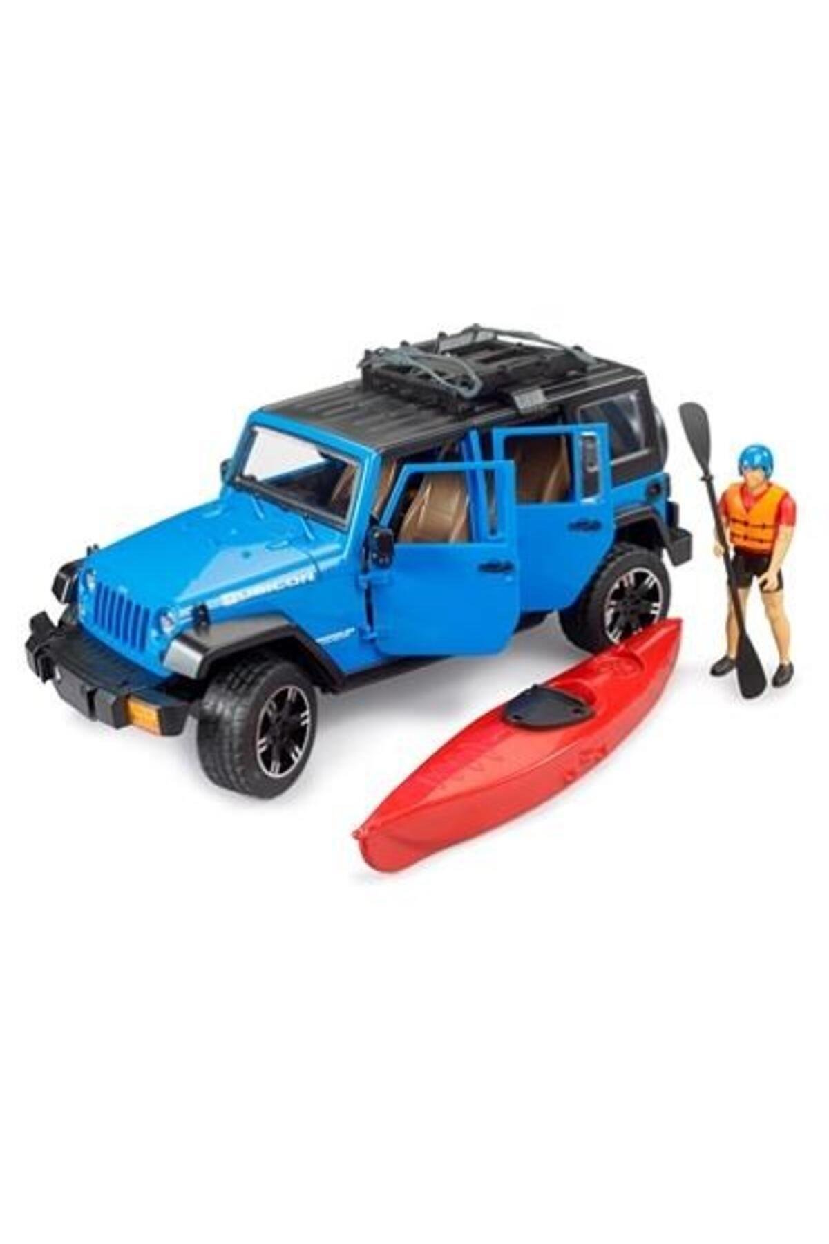 Bruder Jeep Wrangler U. Rubicon, Kano ve Sürücü BR02529-Maket Araçlar