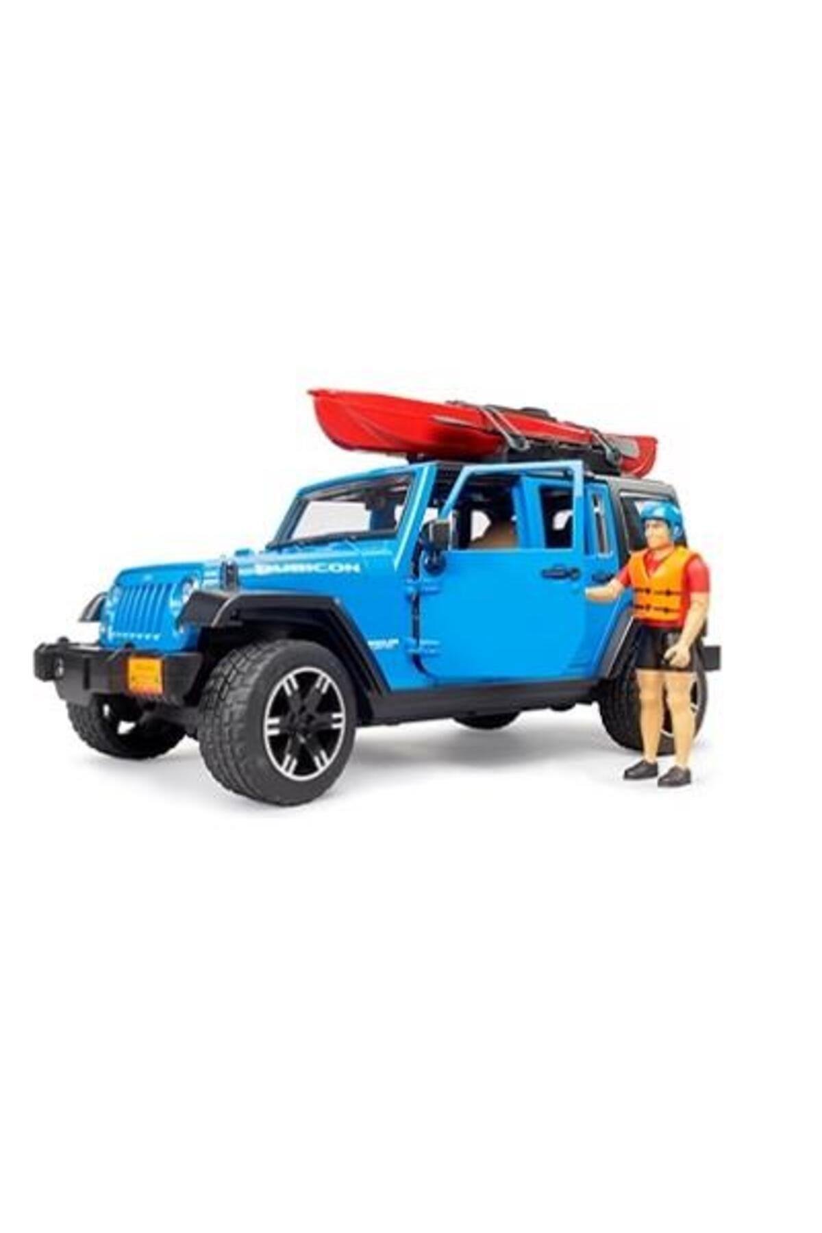 Bruder Jeep Wrangler U. Rubicon, Kano ve Sürücü BR02529-Maket Araçlar