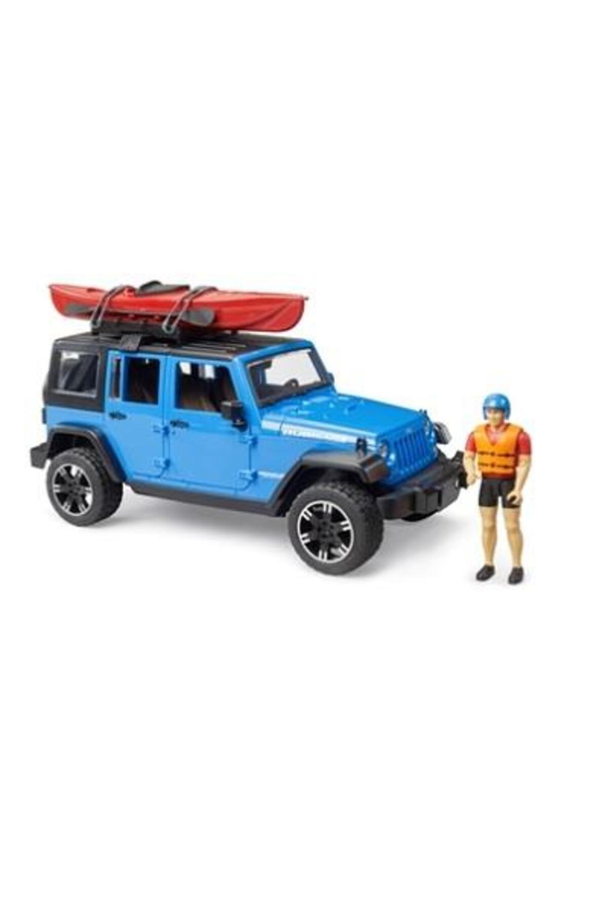 Bruder Jeep Wrangler U. Rubicon, Kano ve Sürücü BR02529-Maket Araçlar