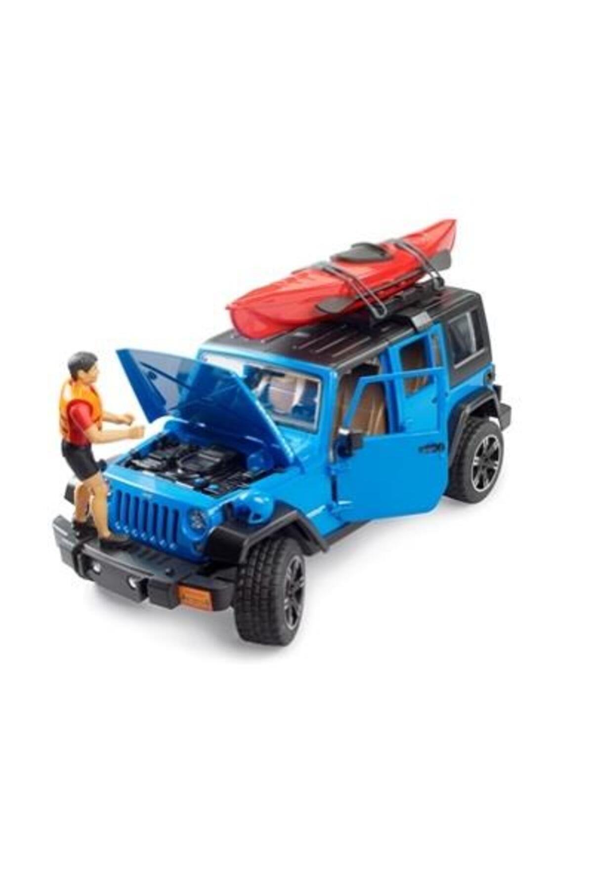 Bruder Jeep Wrangler U. Rubicon, Kano ve Sürücü BR02529-Maket Araçlar