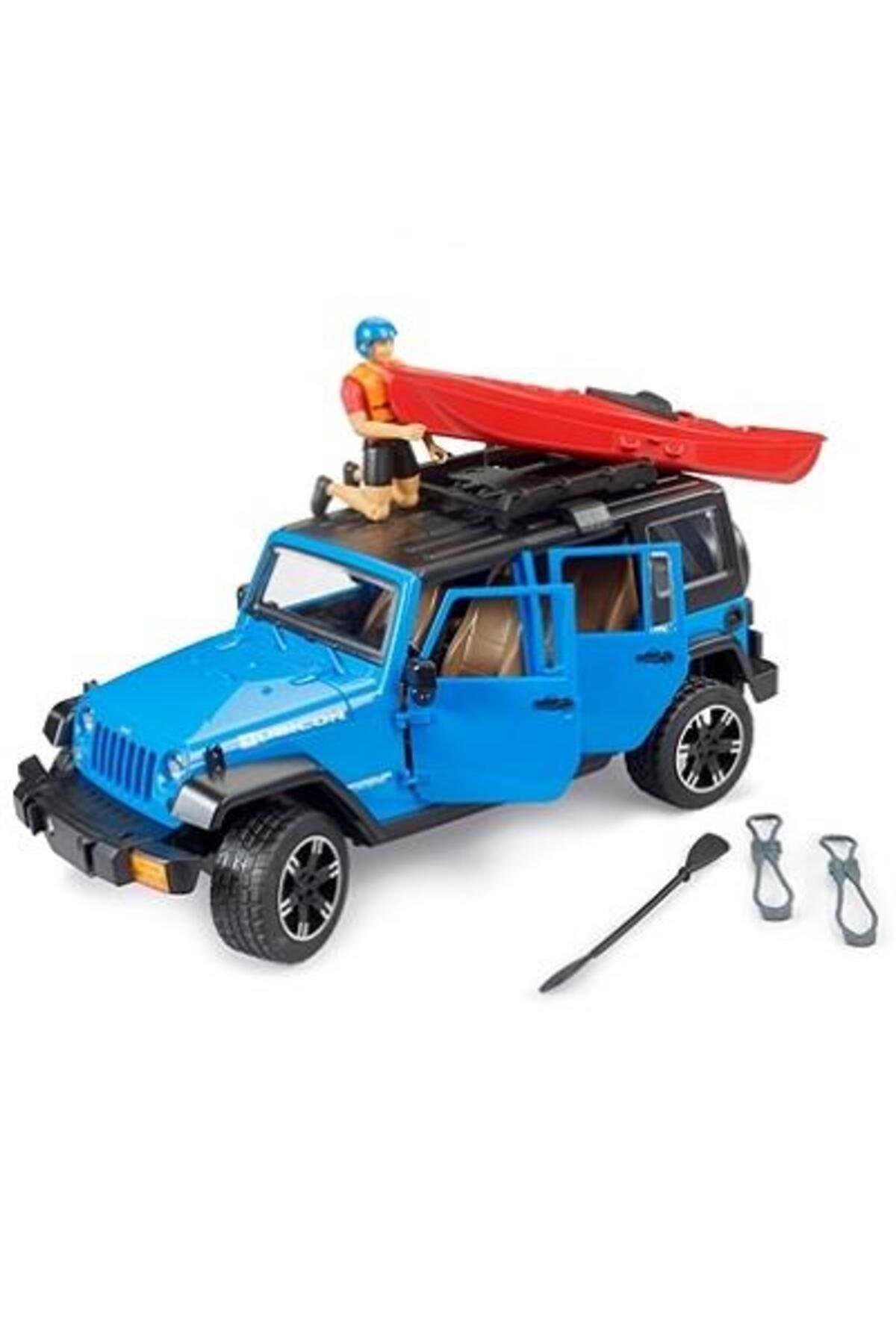 Bruder Jeep Wrangler U. Rubicon, Kano ve Sürücü BR02529-Maket Araçlar