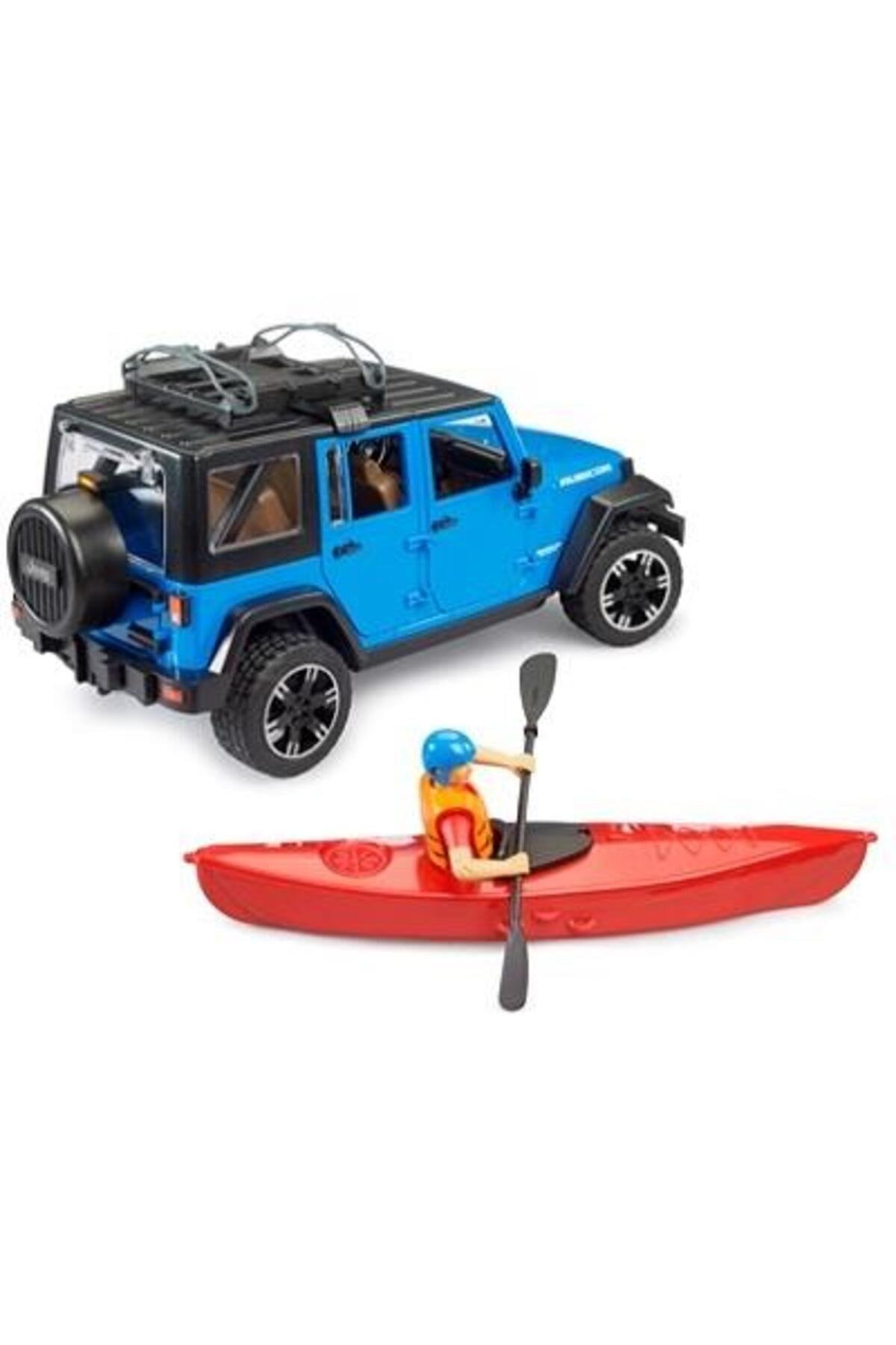 Bruder Jeep Wrangler U. Rubicon, Kano ve Sürücü BR02529-Maket Araçlar