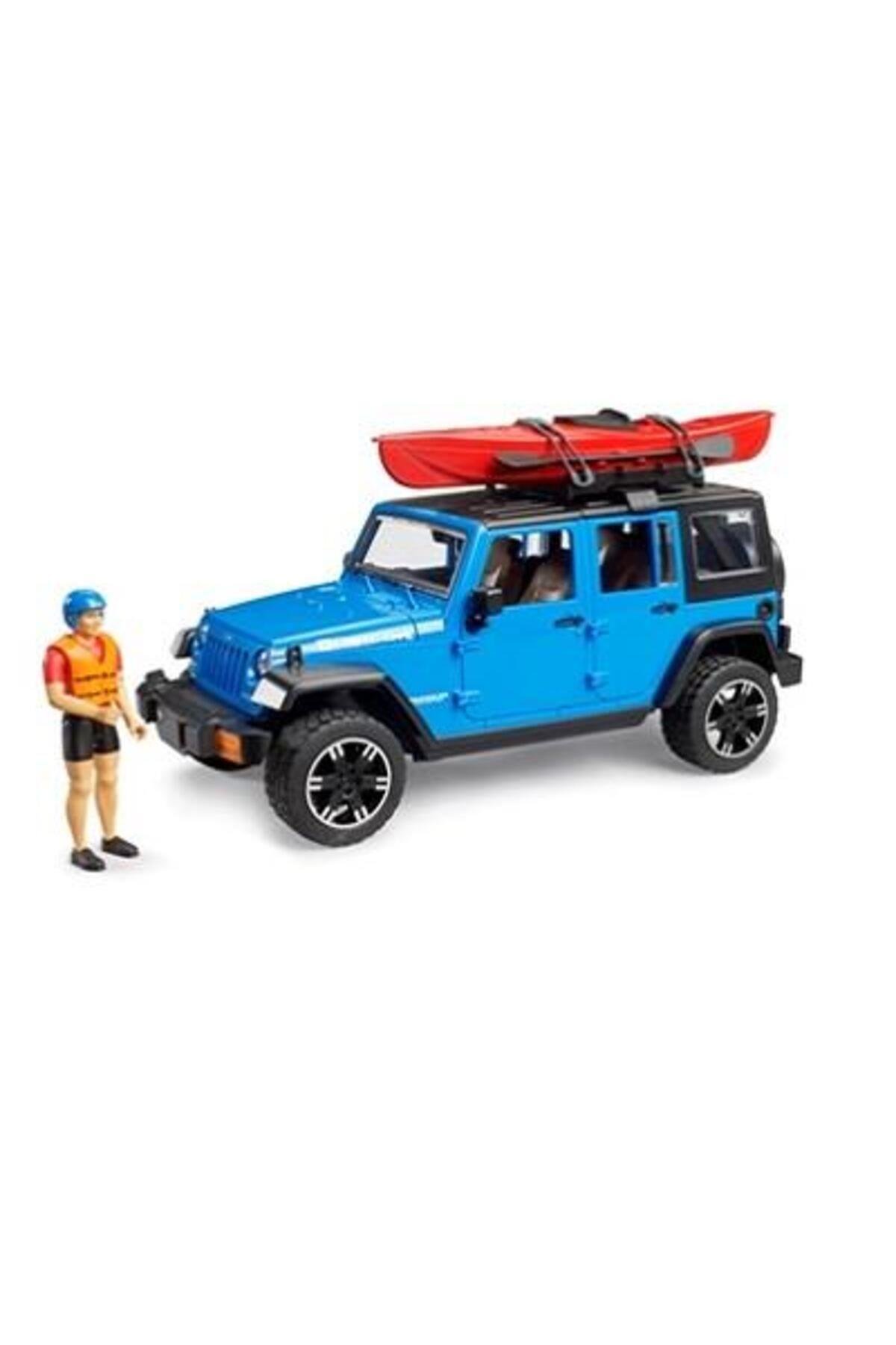 Bruder Jeep Wrangler U. Rubicon, Kano ve Sürücü BR02529-Maket Araçlar