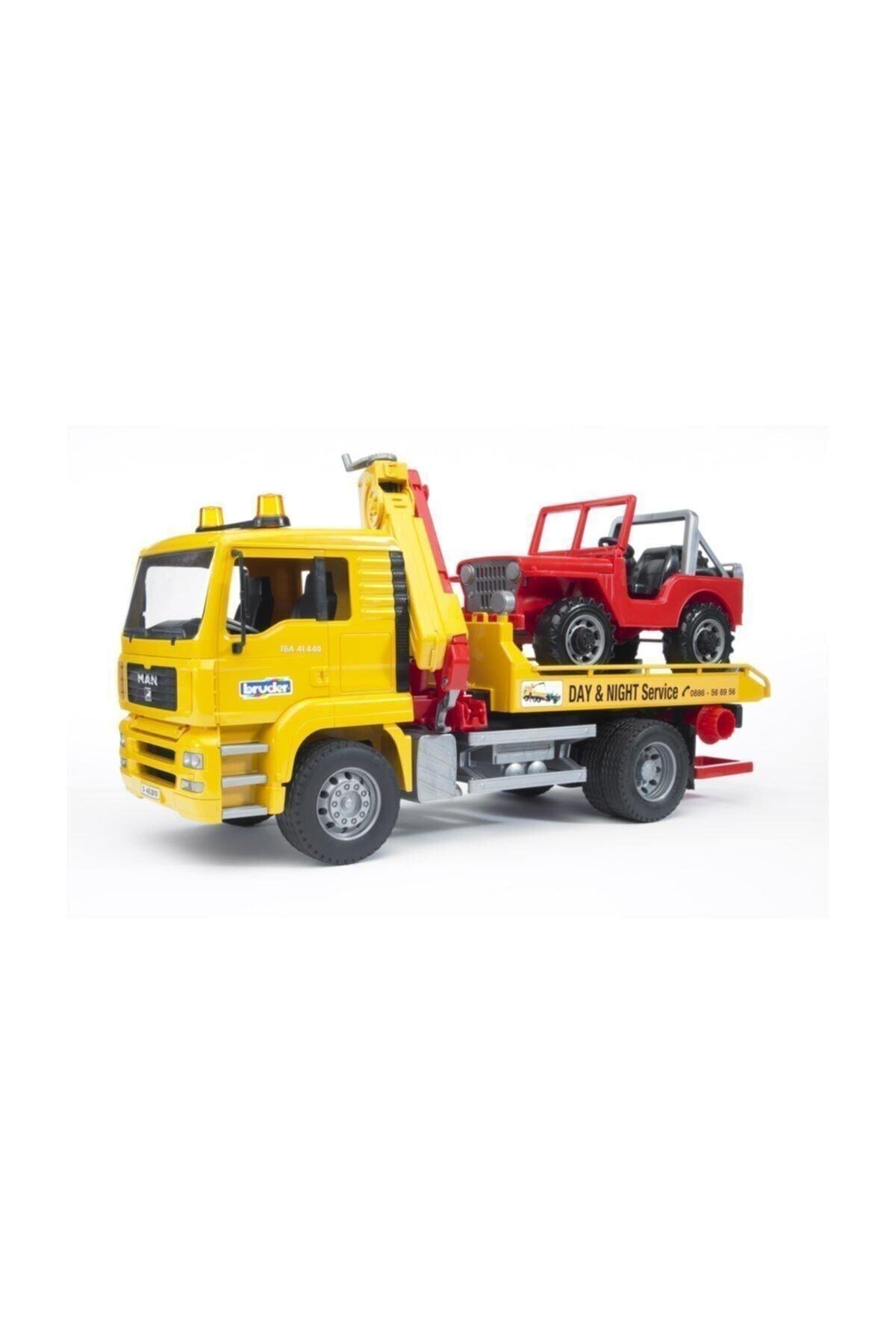 Bruder Man Araba Çekici & Jeep - Br02750-Oyuncak Arabalar ve Kamyonlar
