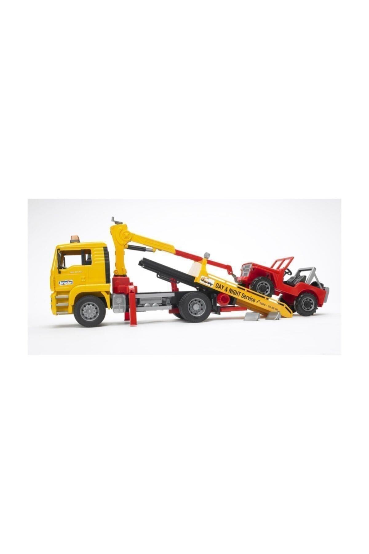 Bruder Man Araba Çekici & Jeep - Br02750-Oyuncak Arabalar ve Kamyonlar