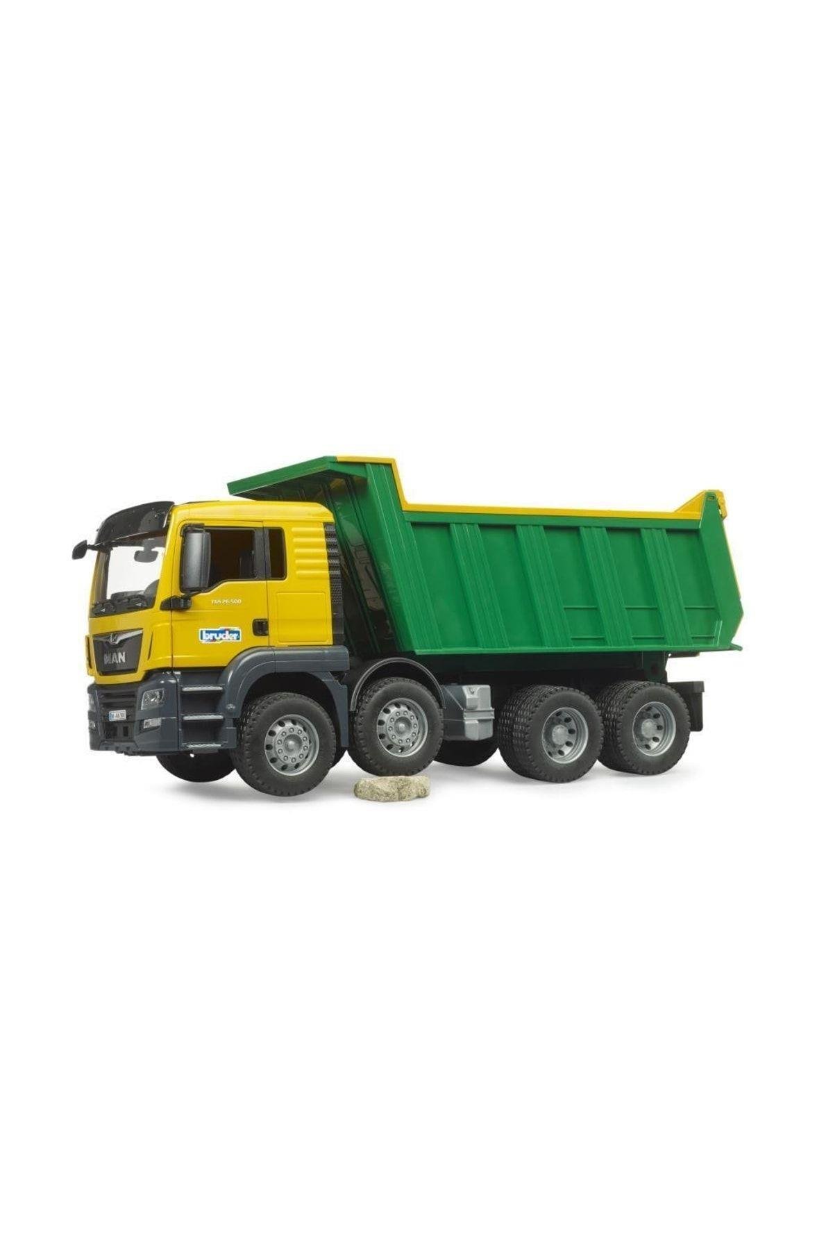 Bruder Man Tgs Damperli Kamyon (sarı-yeşil) Br03766-Oyuncak Arabalar ve Kamyonlar