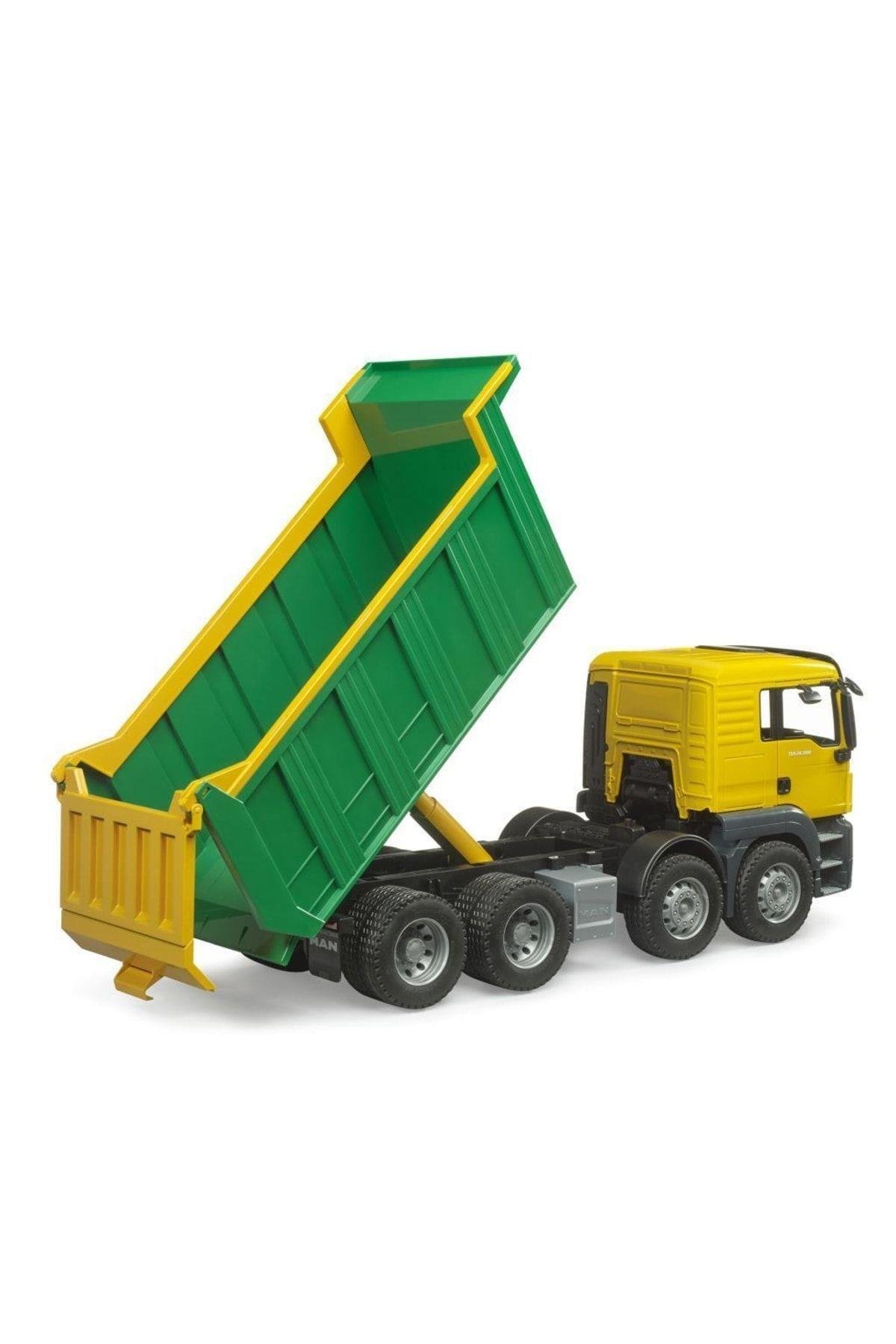 Bruder Man Tgs Damperli Kamyon (sarı-yeşil) Br03766-Oyuncak Arabalar ve Kamyonlar