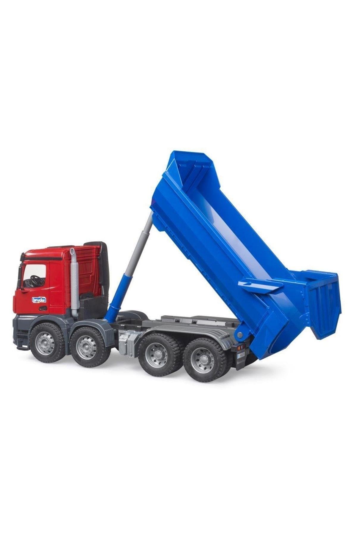 Bruder Mb Arocs Damperli Kamyonu - Kırmızı Mavi Br03621-Oyuncak Arabalar ve Kamyonlar