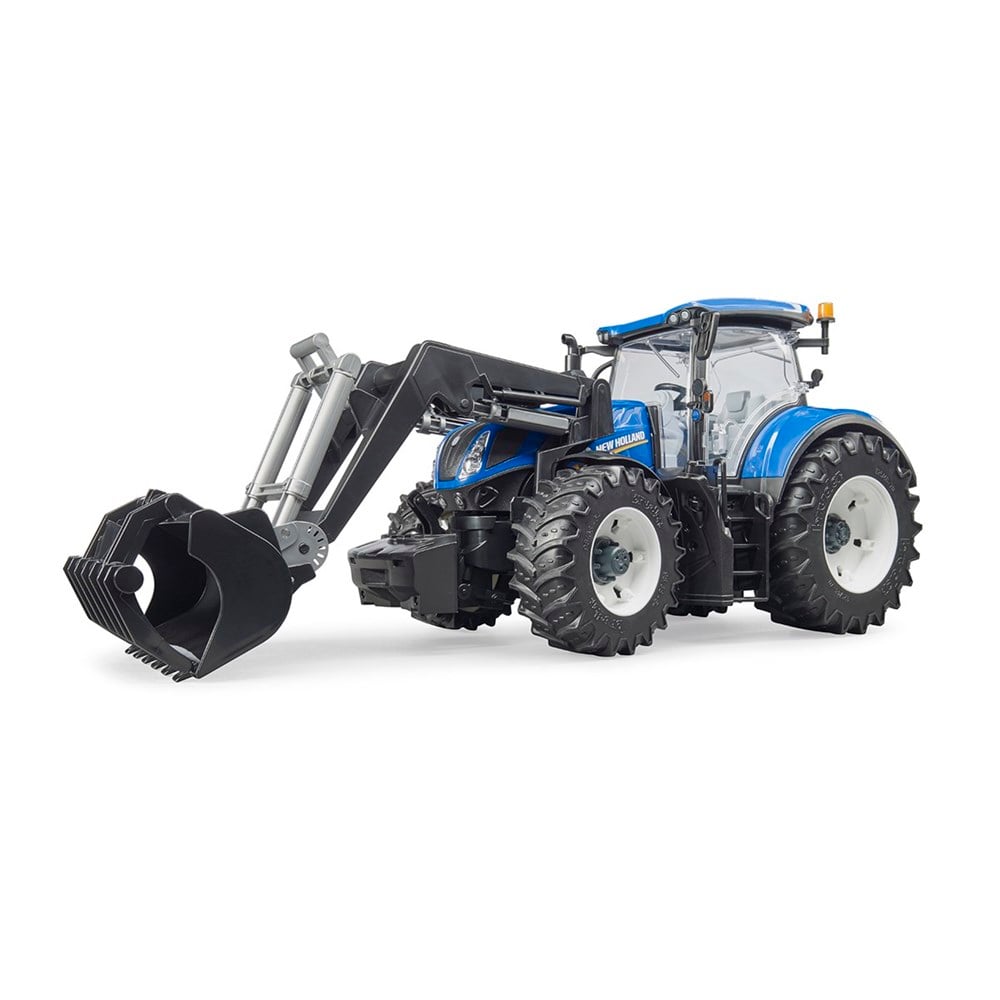 Bruder New Holland T7.315 Kepçeli Traktör BR03121-Maket Araçlar