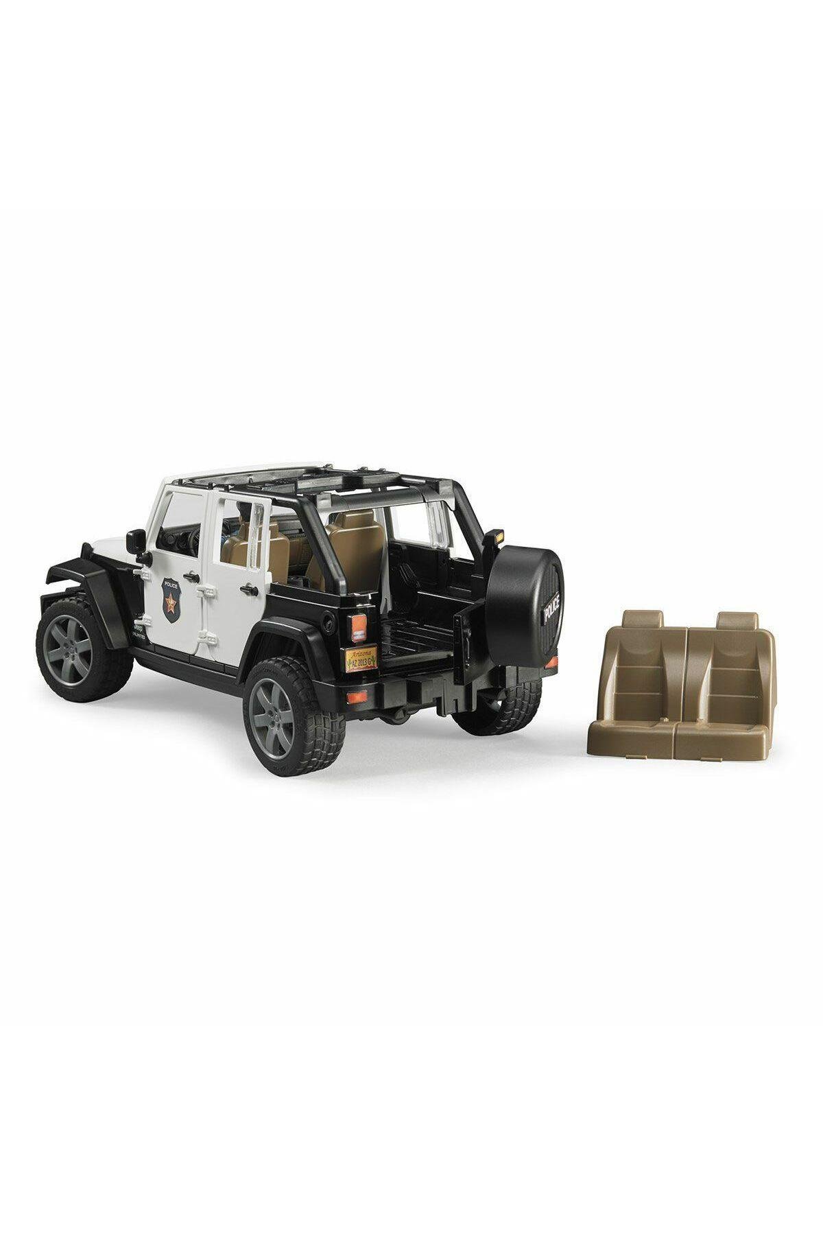 Bruder Oyuncak Jeep Wrangler Ur Polis Aracı ve Memur Br02526-Oyuncak Arabalar ve Kamyonlar