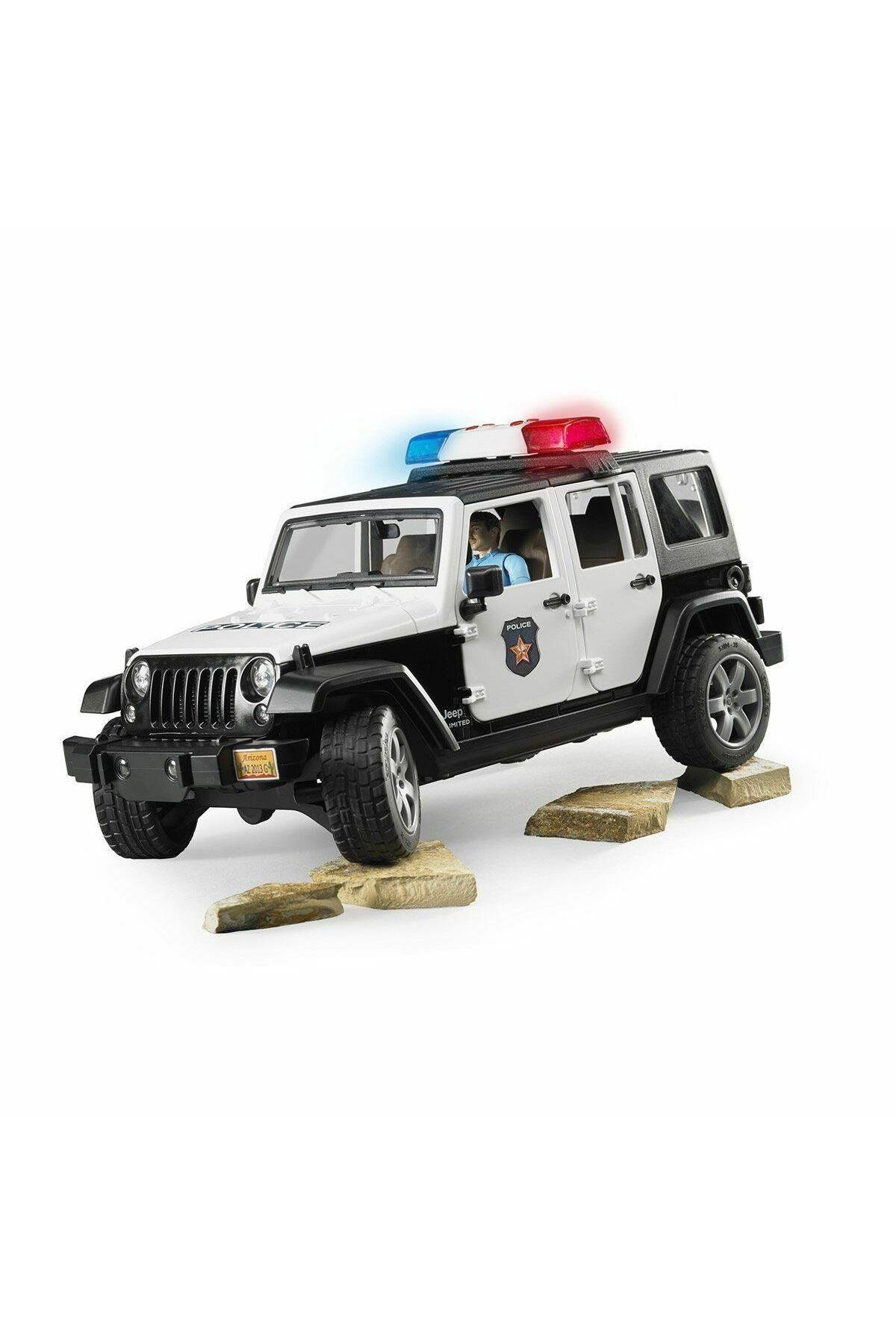 Bruder Oyuncak Jeep Wrangler Ur Polis Aracı ve Memur Br02526-Oyuncak Arabalar ve Kamyonlar