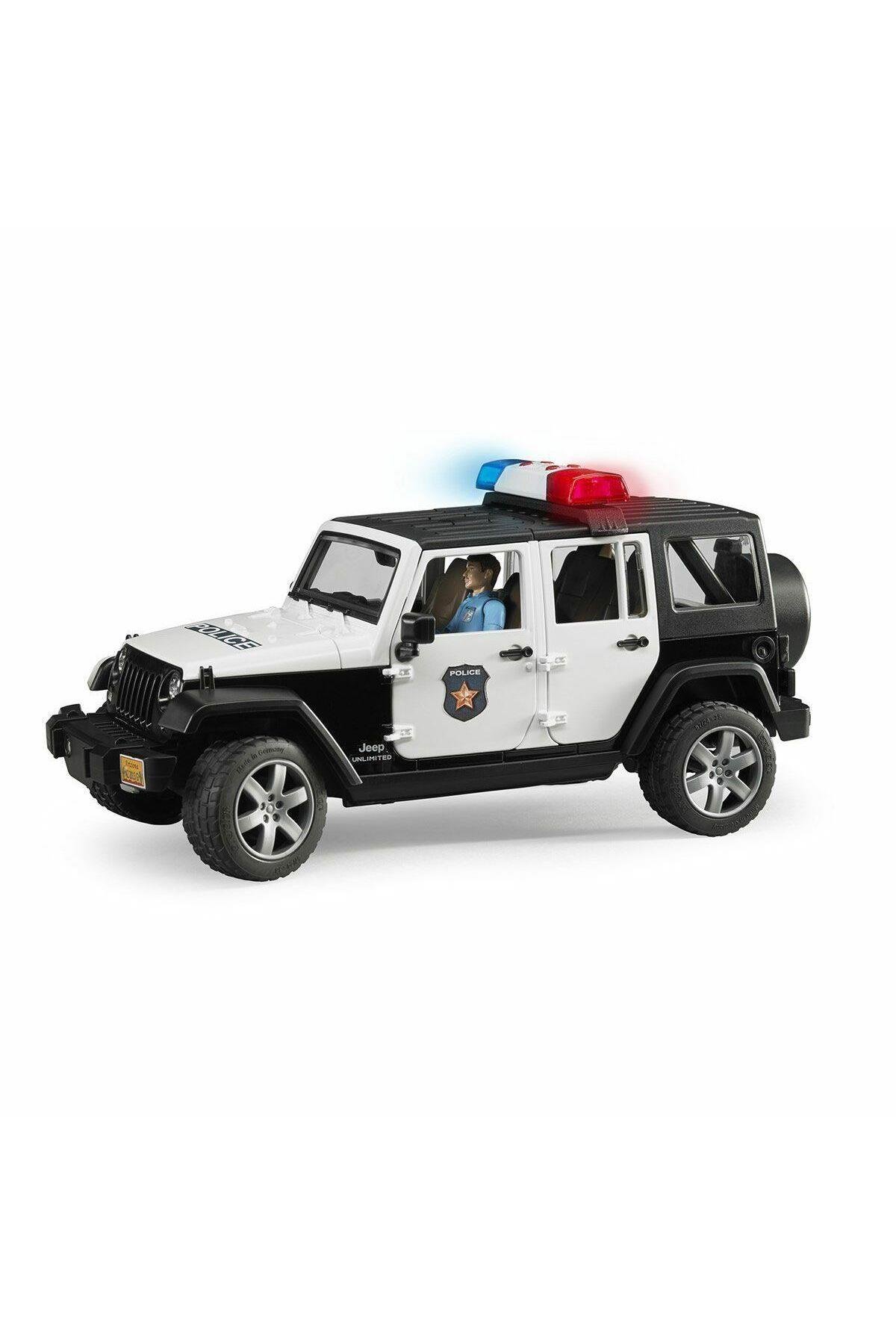Bruder Oyuncak Jeep Wrangler Ur Polis Aracı ve Memur Br02526-Oyuncak Arabalar ve Kamyonlar
