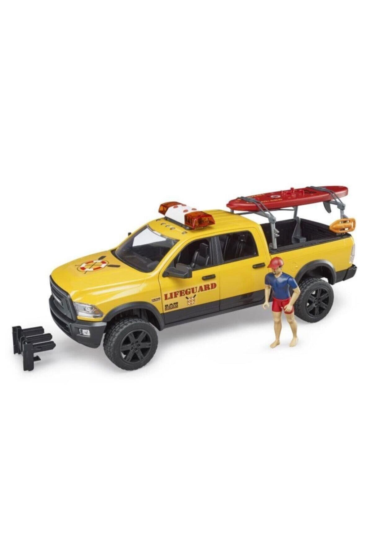 Bruder Oyuncak Ram Cankurtaran Aracı Figür-sörf Tahtası Br02506-Maket Araçlar