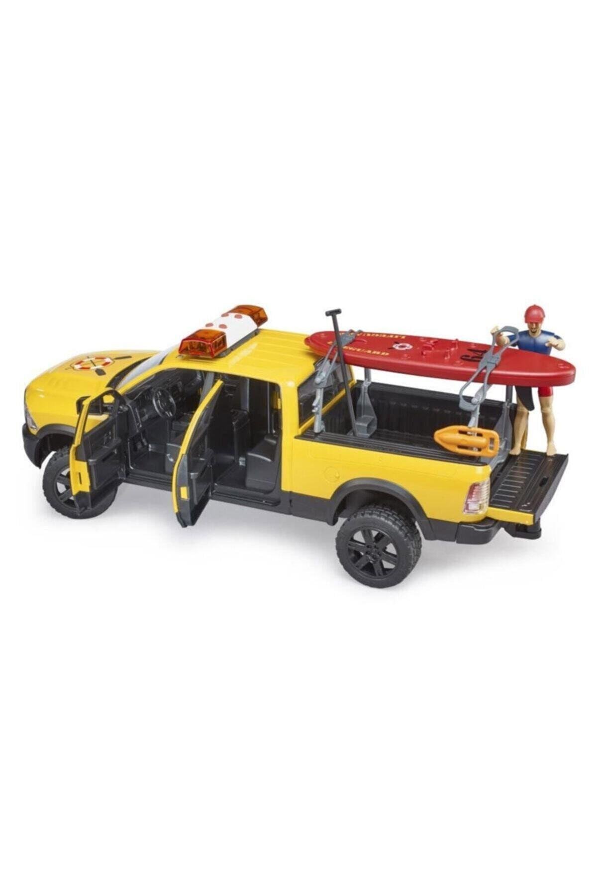 Bruder Oyuncak Ram Cankurtaran Aracı Figür-sörf Tahtası Br02506-Maket Araçlar