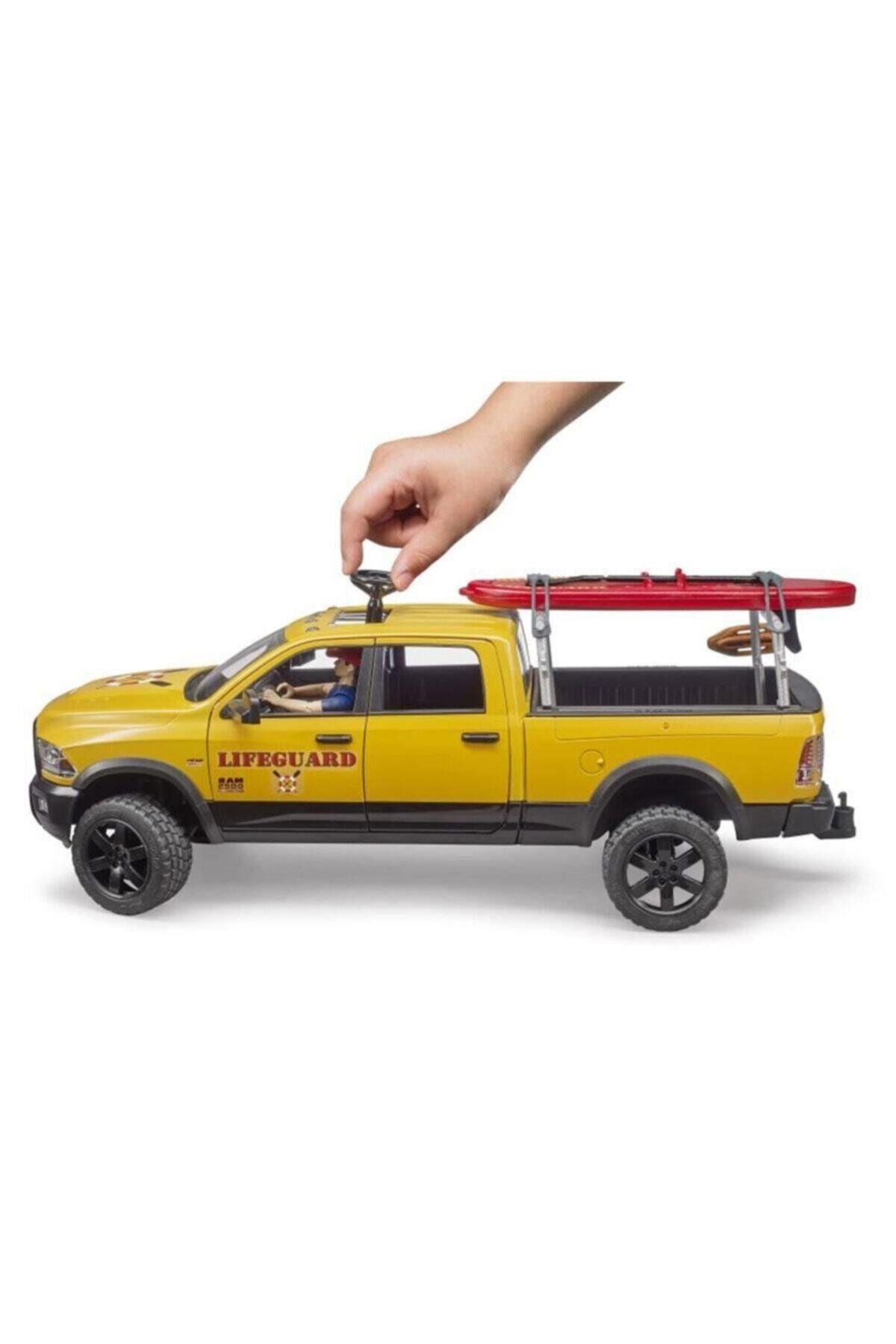 Bruder Oyuncak Ram Cankurtaran Aracı Figür-sörf Tahtası Br02506-Maket Araçlar