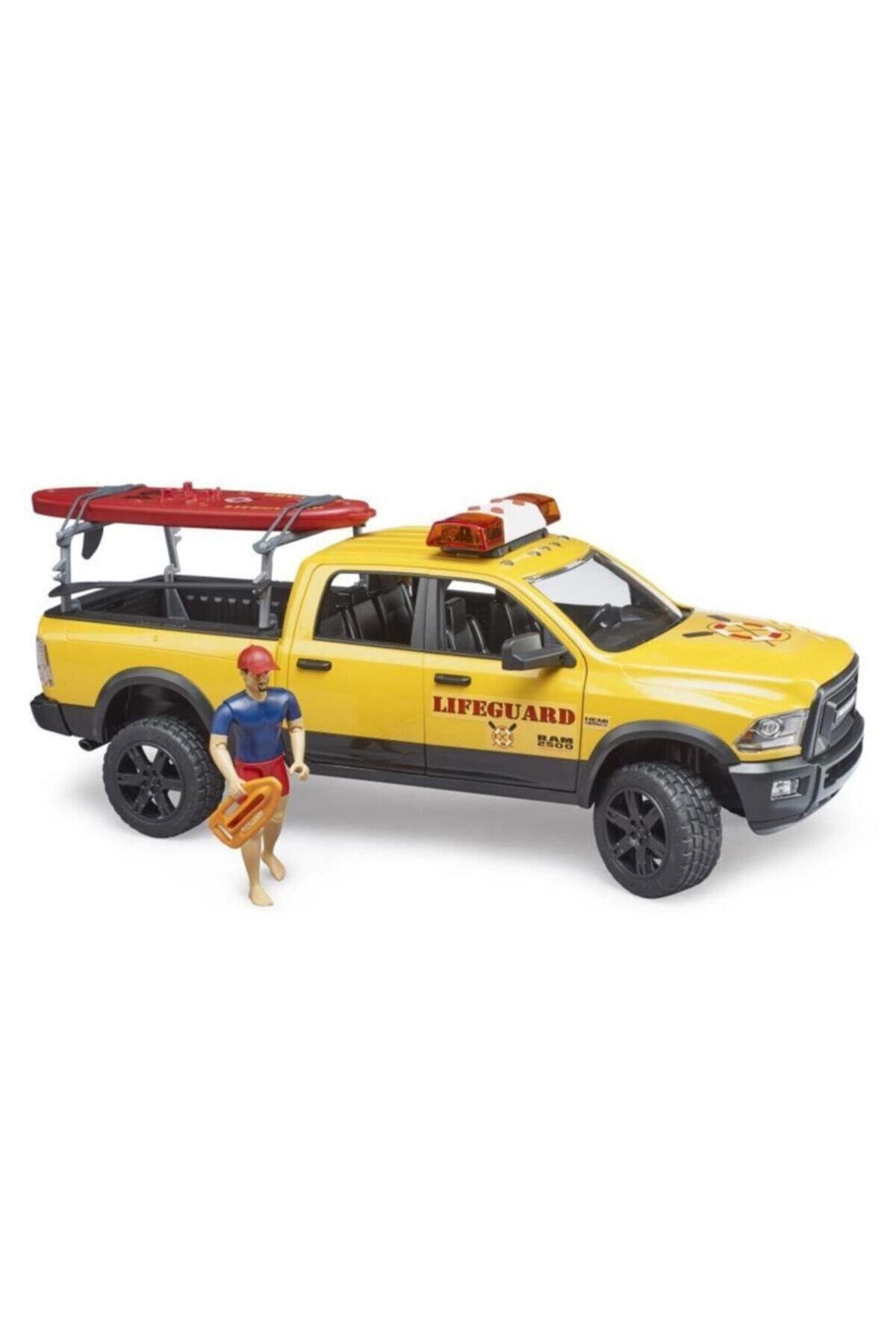 Bruder Oyuncak Ram Cankurtaran Aracı Figür-sörf Tahtası Br02506-Maket Araçlar