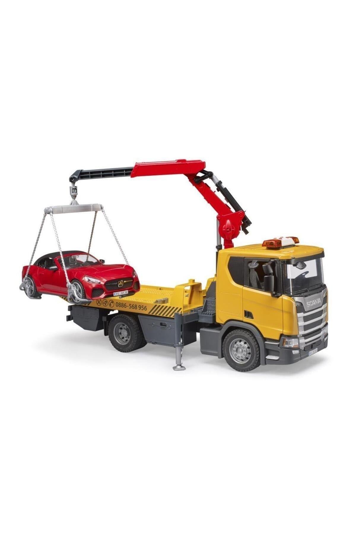 Bruder Scania 560R Çekici Ve Roadster Araba BR03552-Maket Araçlar