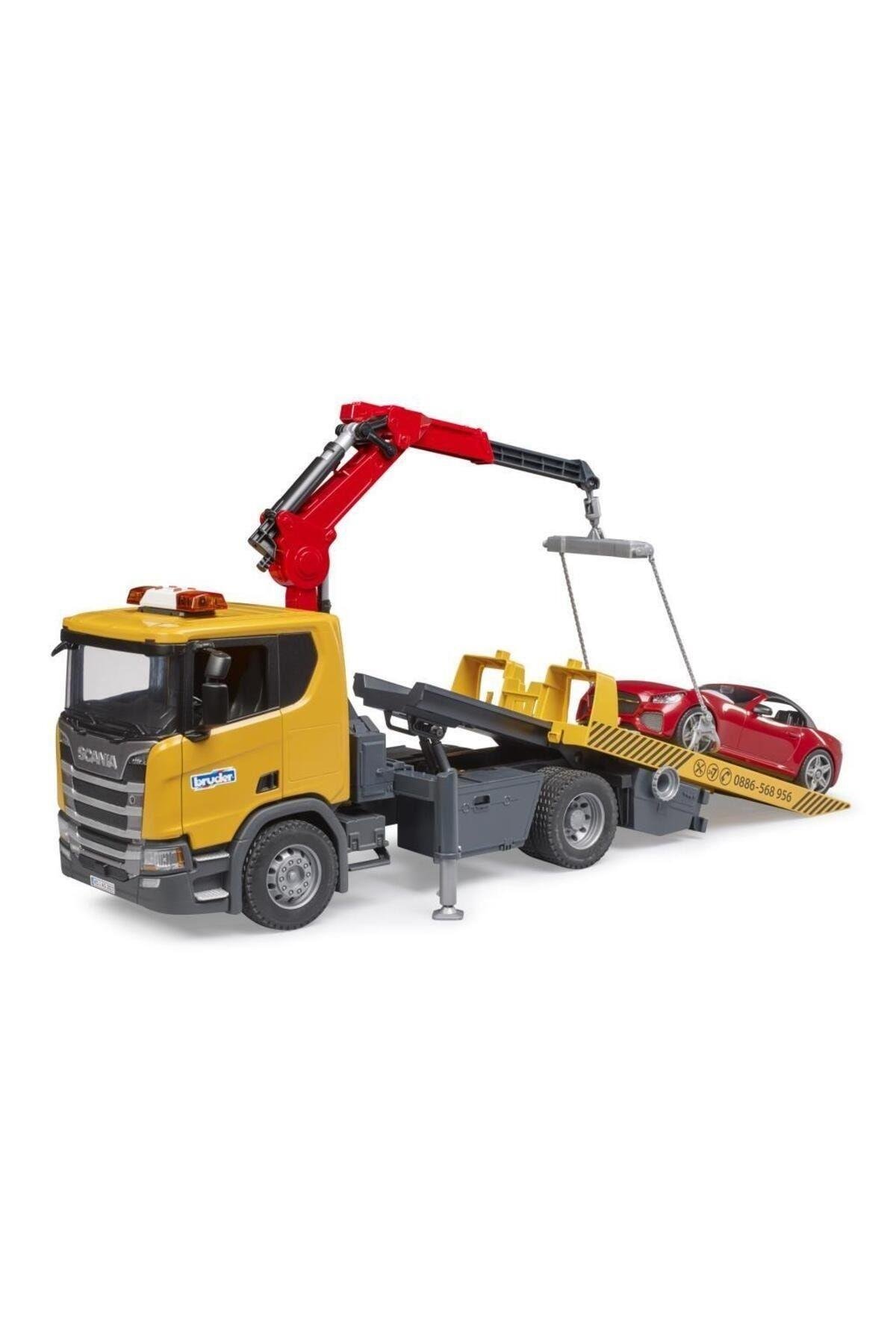 Bruder Scania 560R Çekici Ve Roadster Araba BR03552-Maket Araçlar