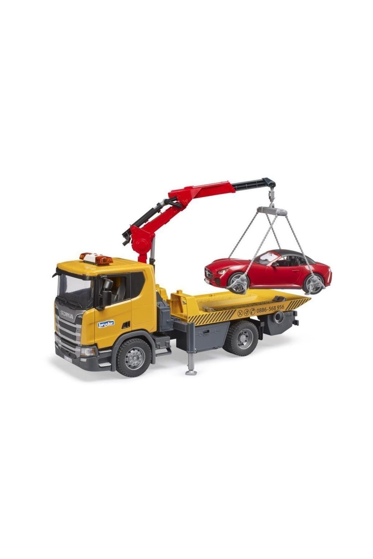 Bruder Scania 560R Çekici Ve Roadster Araba BR03552-Maket Araçlar