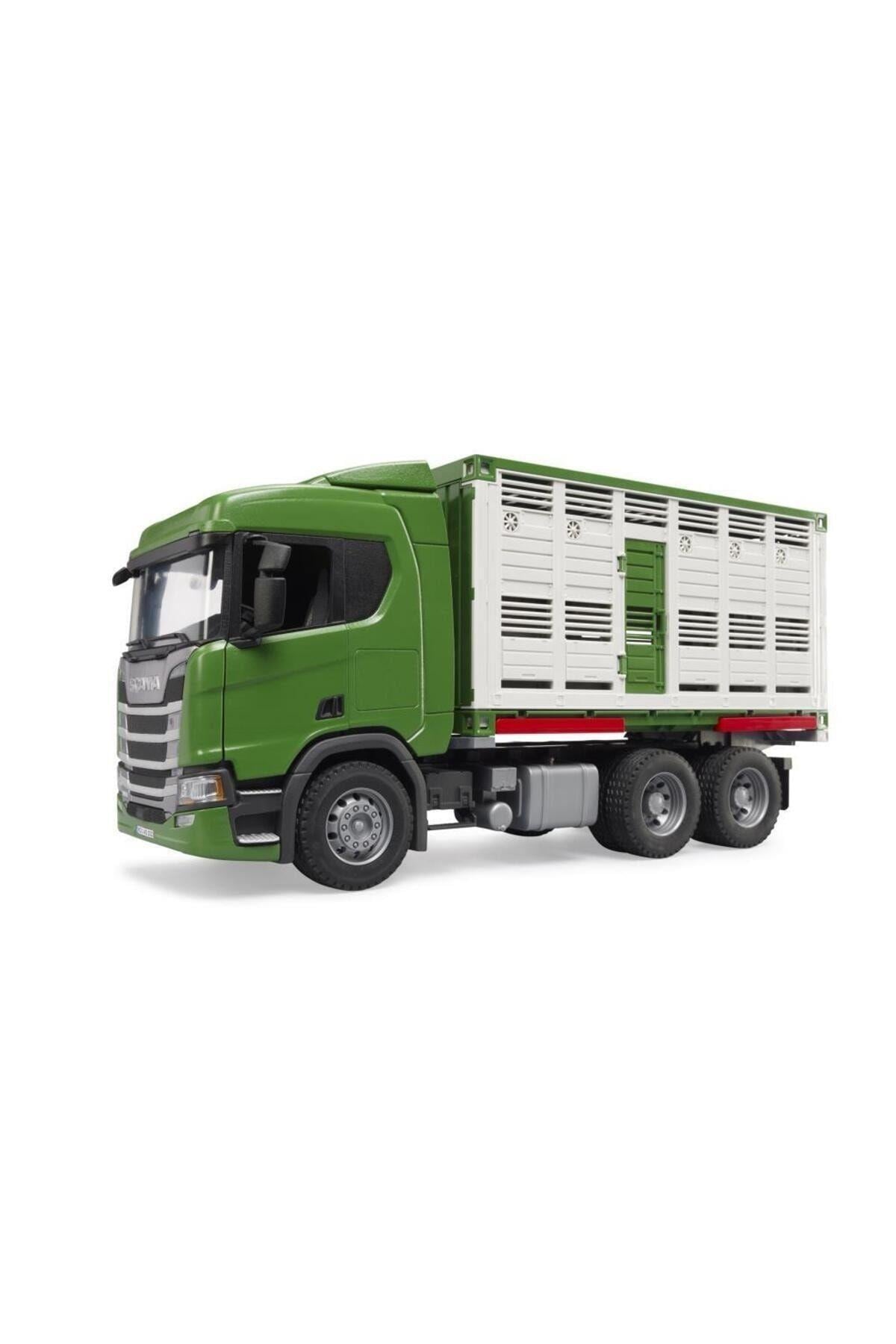 Bruder Scania 560R Hayvan Nakil Araci BR03548 Lisanslı Ürün-Oyuncak Arabalar ve Kamyonlar