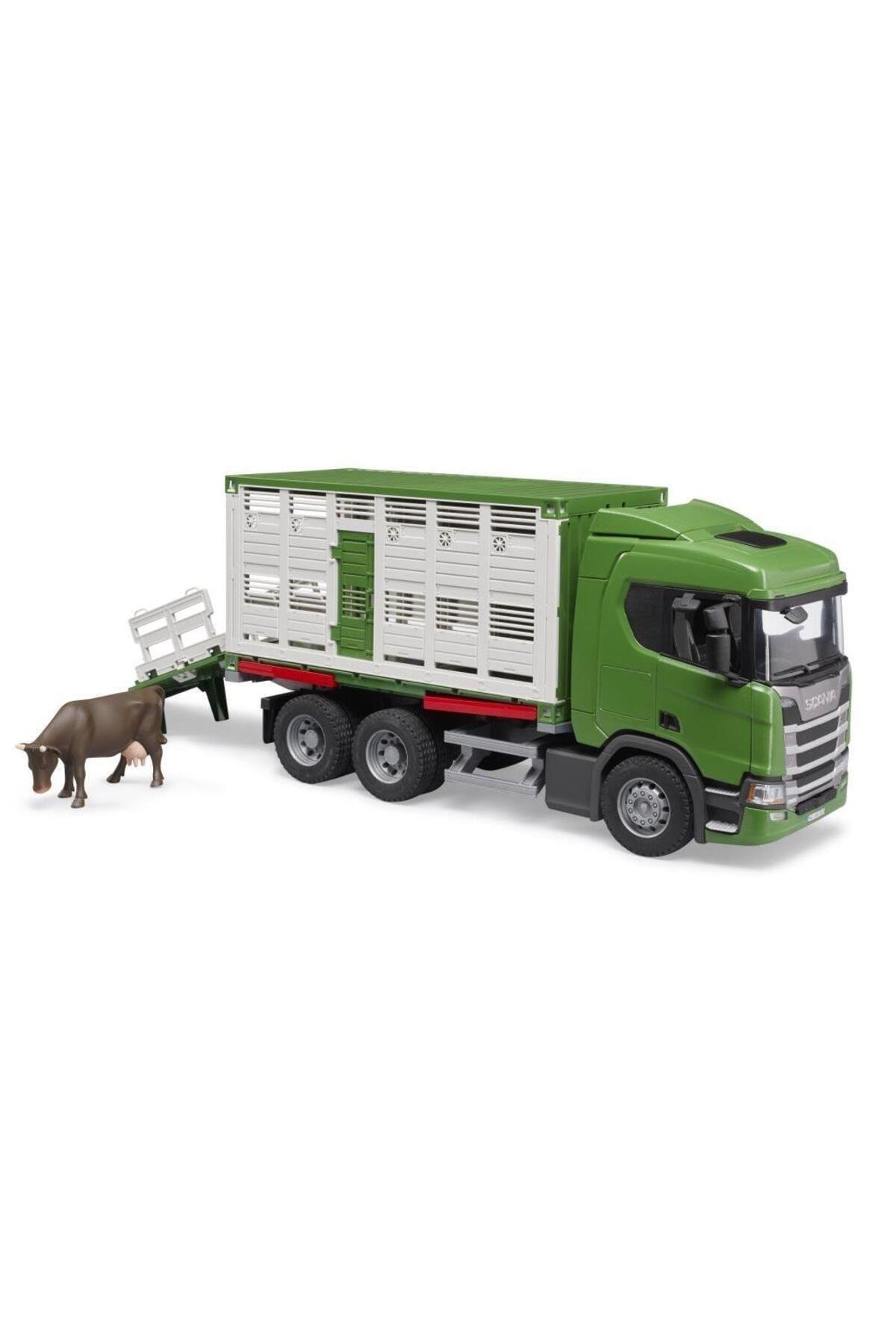 Bruder Scania 560R Hayvan Nakil Araci BR03548 Lisanslı Ürün-Oyuncak Arabalar ve Kamyonlar
