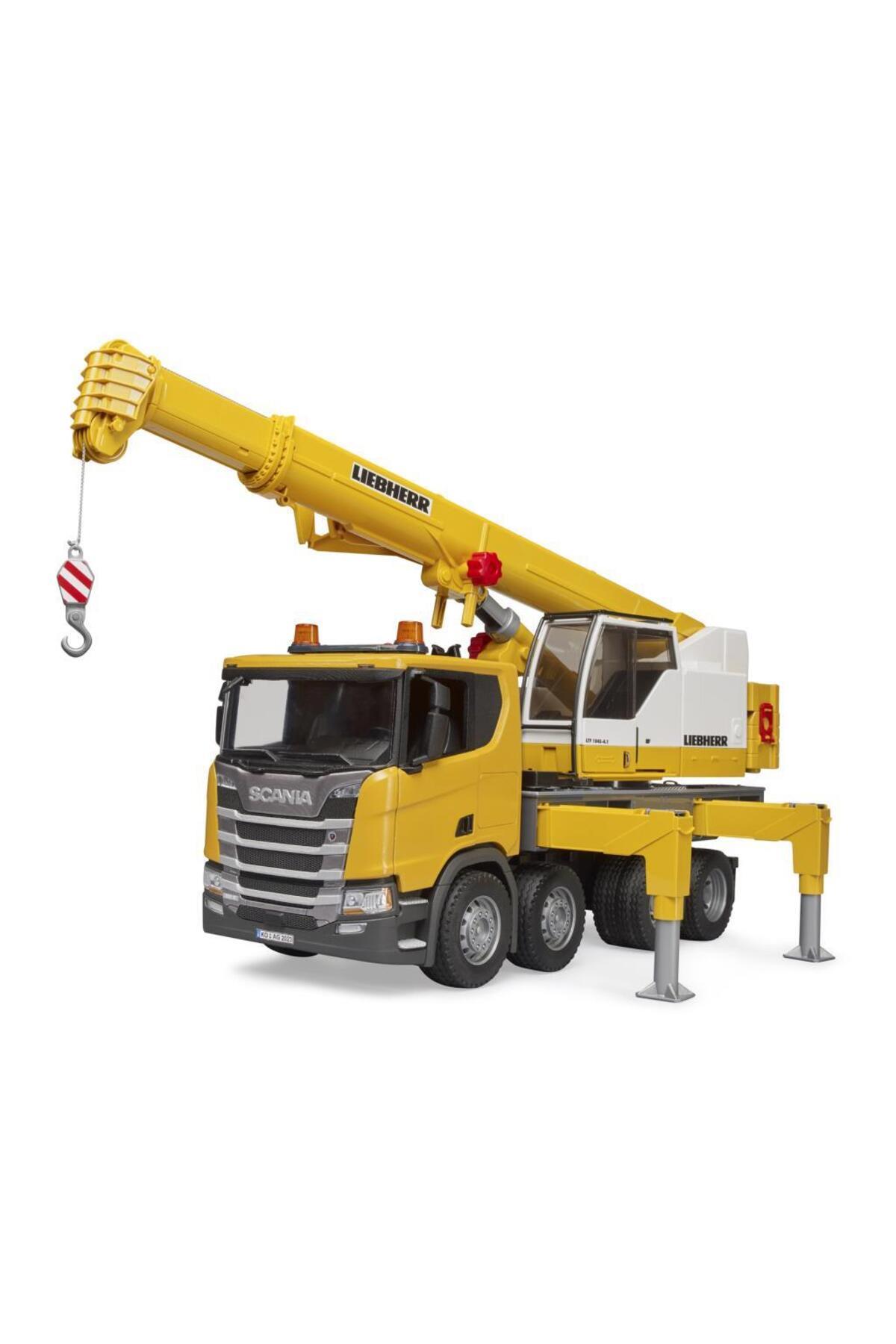 Bruder Scania 560R Liebherr Vinçli Kamyon BR03571-Oyuncak Arabalar ve Kamyonlar