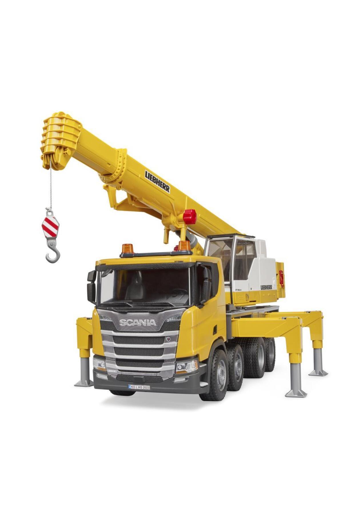 Bruder Scania 560R Liebherr Vinçli Kamyon BR03571-Oyuncak Arabalar ve Kamyonlar