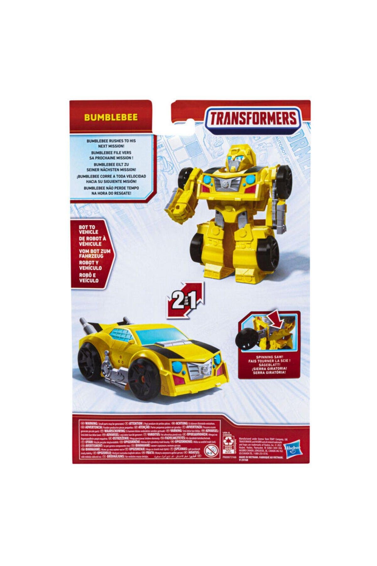 Bumblebee Dönüşen Robot ve Araba Figürü – 2’si 1 Arada Oyuncak (3+ Yaş)-Karakter Figürleri