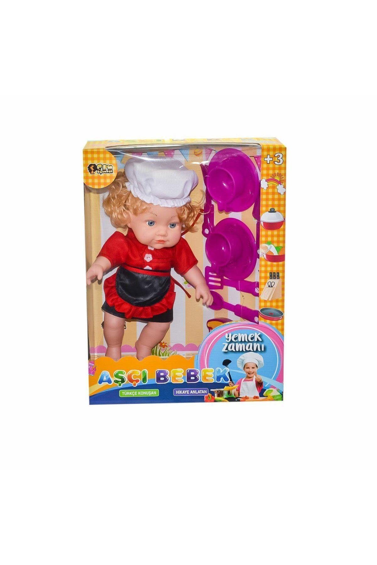 CAN OYUNCAK Lb698ba Kutulu Sesli Aşçı Bebek-Oyuncak Bebekler