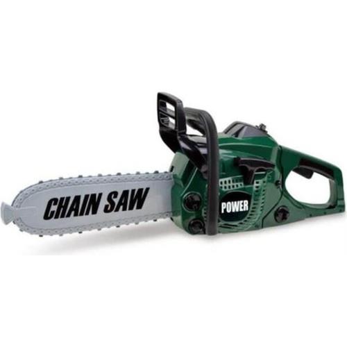 Can Oyuncak Pilli Sesli Motorlu Testere Hızar Ağaç Motoru-Yeşil Testere-Erkek Rol Oyuncakları