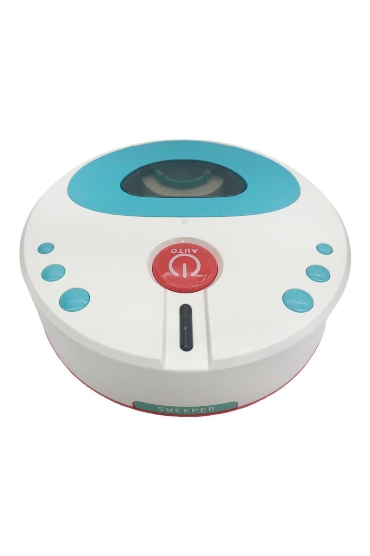 CAN OYUNCAK Temizlik Robotu ve Kablosuz Dikey Süpürge Set HJ608 Sesli Işıklı Oyuncak Dikey Süpürge-Kız Rol Oyuncakları