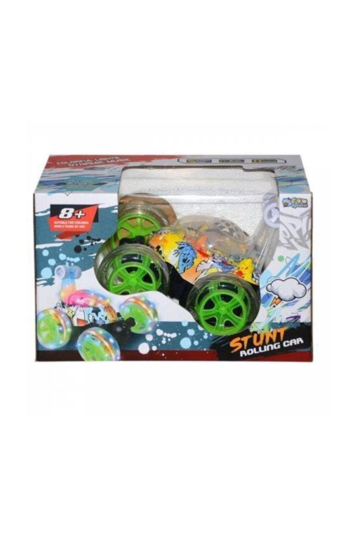 CAN Oyuncak Uzaktan Kumandalı Işıklı Şarjlı Akrobat Araba - Büyük Boy-Uzaktan Kumandalı Araçlar