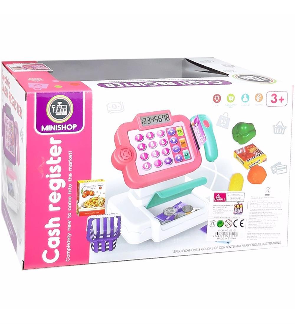 Canem Oyuncak Kutulu Yazar Kasa Seti 66101-Kız Rol Oyuncakları