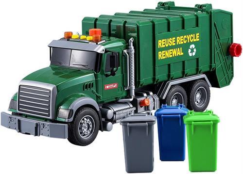 Ceren Işıklı ve Sesli Çöp Kamyonu CTOY-666-53P-Maket Araçlar