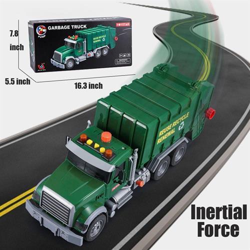 Ceren Işıklı ve Sesli Çöp Kamyonu CTOY-666-53P-Maket Araçlar