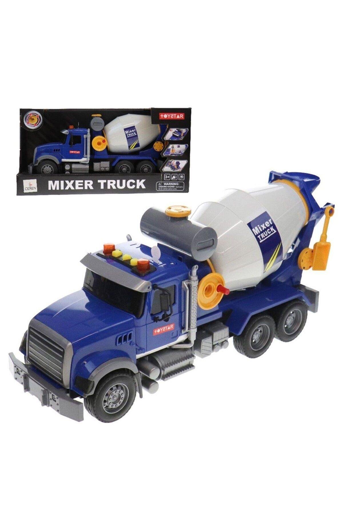 Ceren Işıklı Ve Sesli Mikser Kamyonu CTOY-666-52P-Oyuncak Arabalar ve Kamyonlar