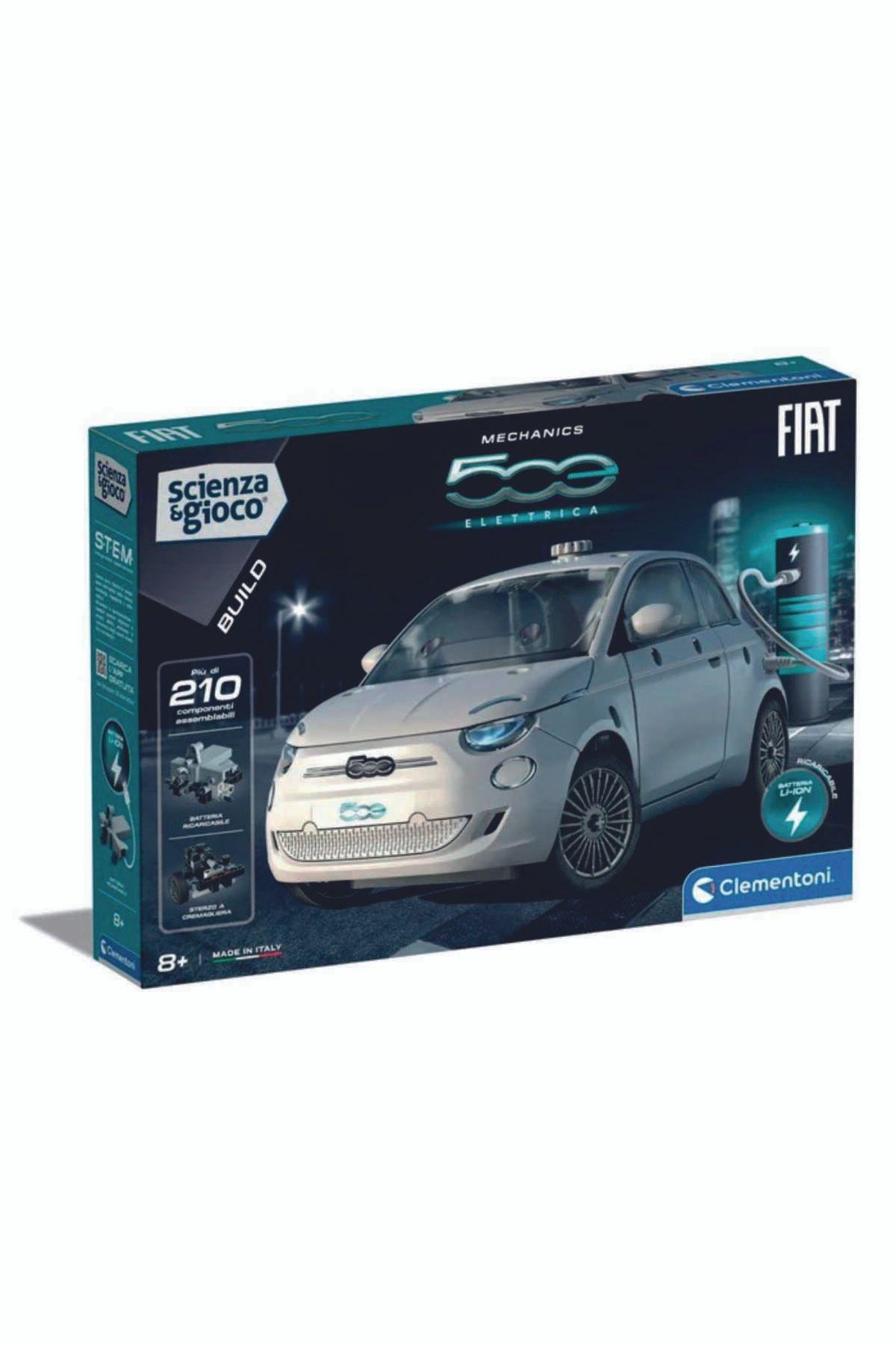 CLEMENTONI Mekanik Laboratuvarı - FIAT 500 Elektrik +8 yaş-Eğitici Oyuncak