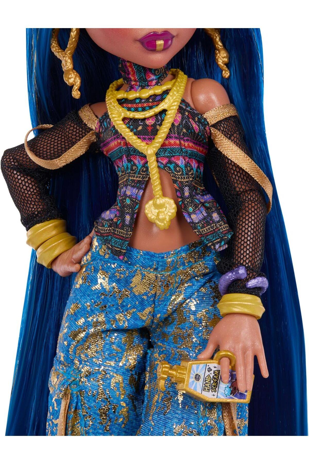 Cleo De Nile Bebek, Altın Kot Kargo Pantolonu ve aksesuarları JHK32-Oyuncak Bebekler